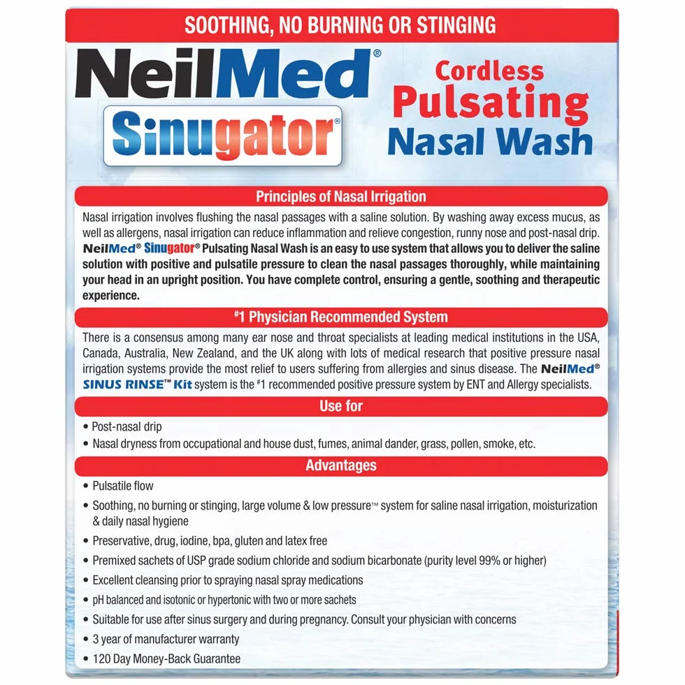 NeilMed Sinugator Nettoyant Nasal 30 Sachets