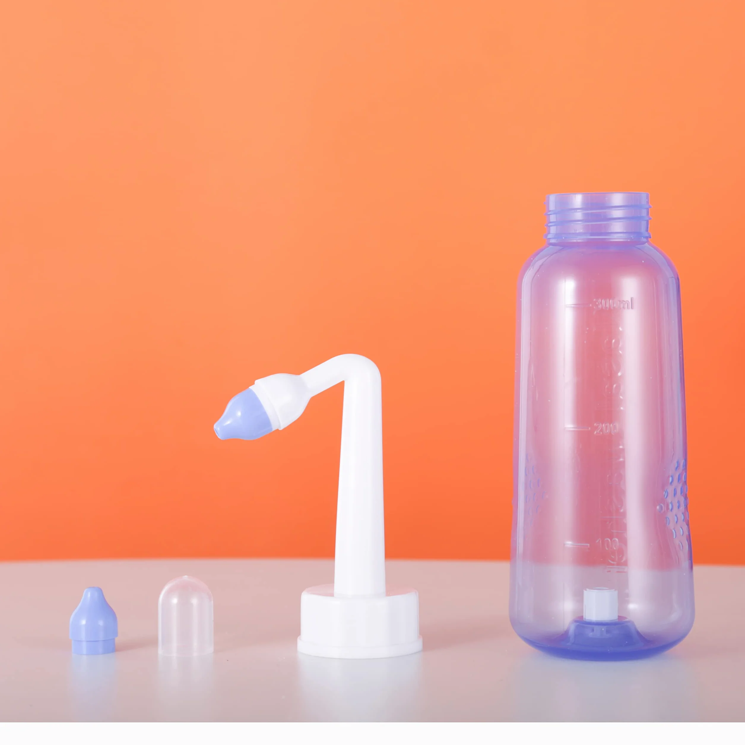 CROING 300ml Bouteille + 40 Sachets Sel Nasal - Kit Lavage de Nez Sinus Rinse Irrigation Nasale