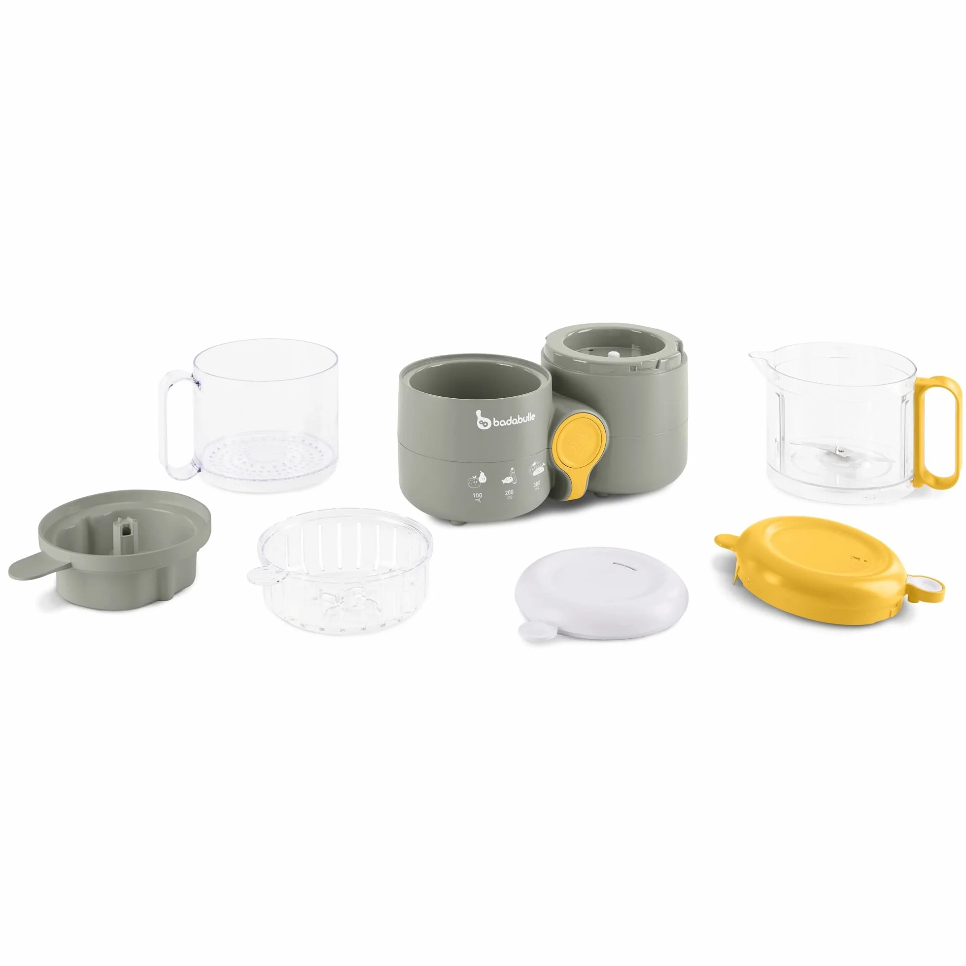 Badabulle B-Easy Robot Culinaire bébé 4 en 1 Cuisson vapeur douce Mixage