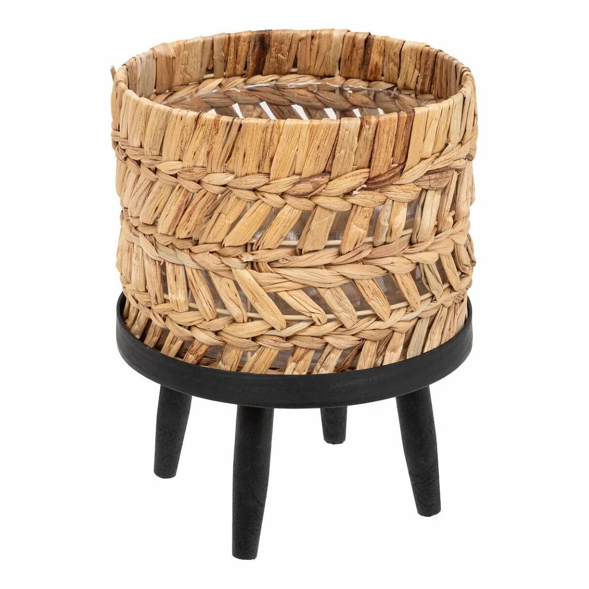 Atmosphera Créateur d'intérieur Cache-Pot sur Pied Exotic Panama 31cm Naturel
