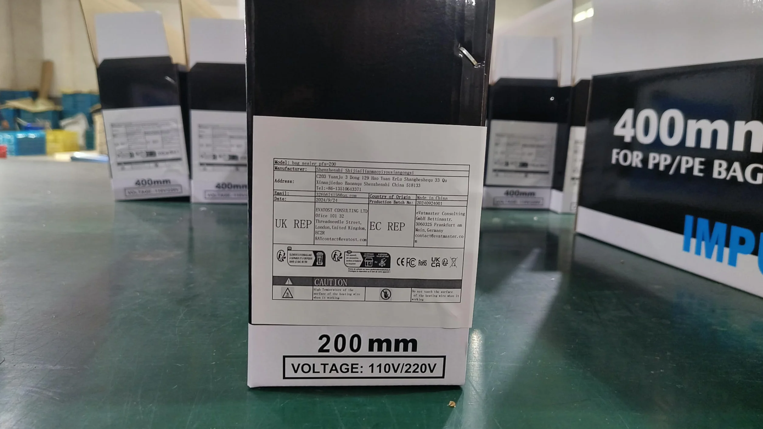 Apstour Scelleuse Thermique Soudeuse manuelle pour sachets plastique machine thermoscellage Impulse PE PP