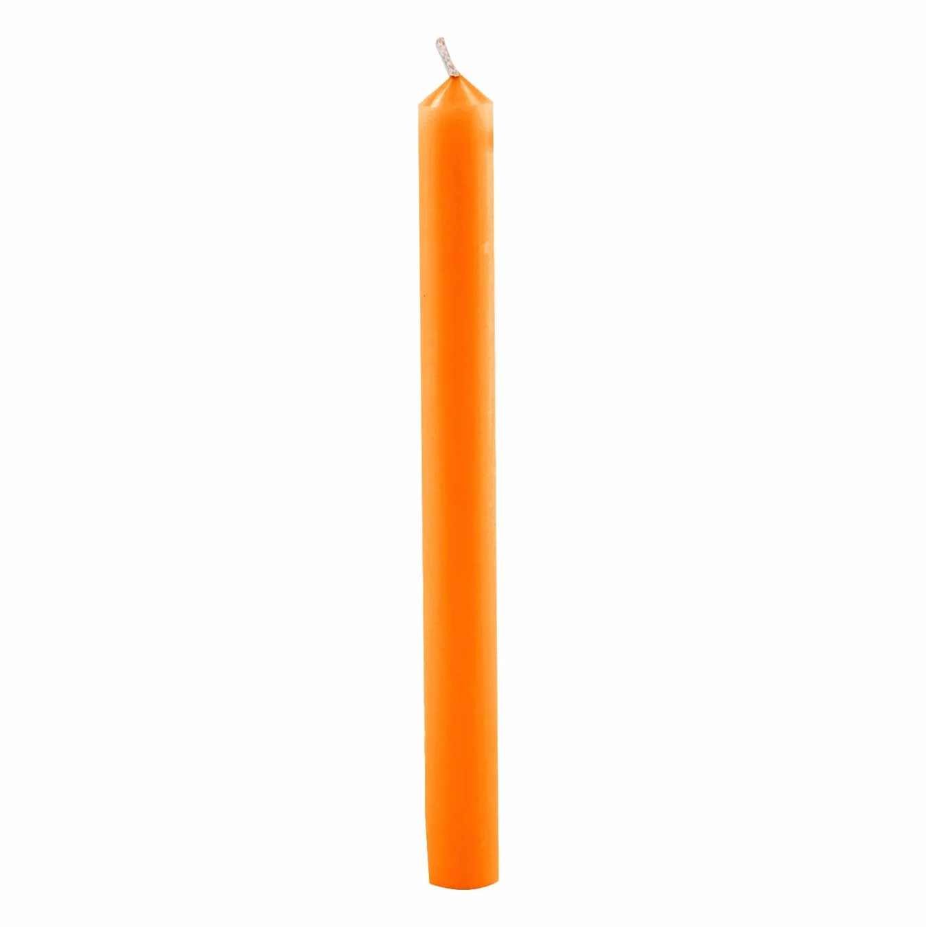 Bougies cylindriques Pleine Couleur Ø 1,9 cm 12 pièces Orange