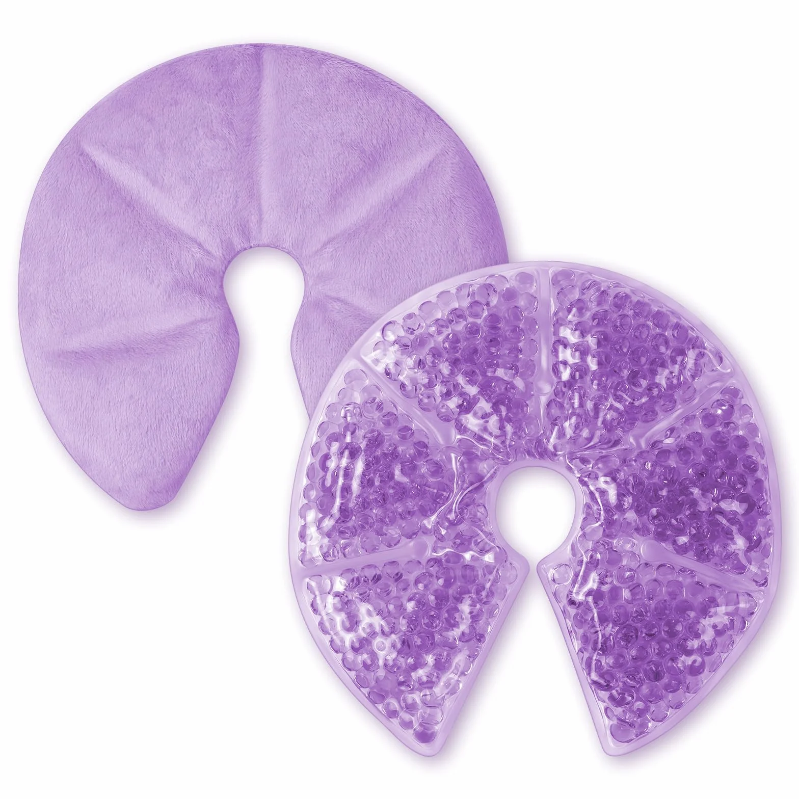 Set Coussinet Gel Allaitement 2PCS Compresse Froide Et Chaude Pour Sein Grands Coussinets Rafraîchissants