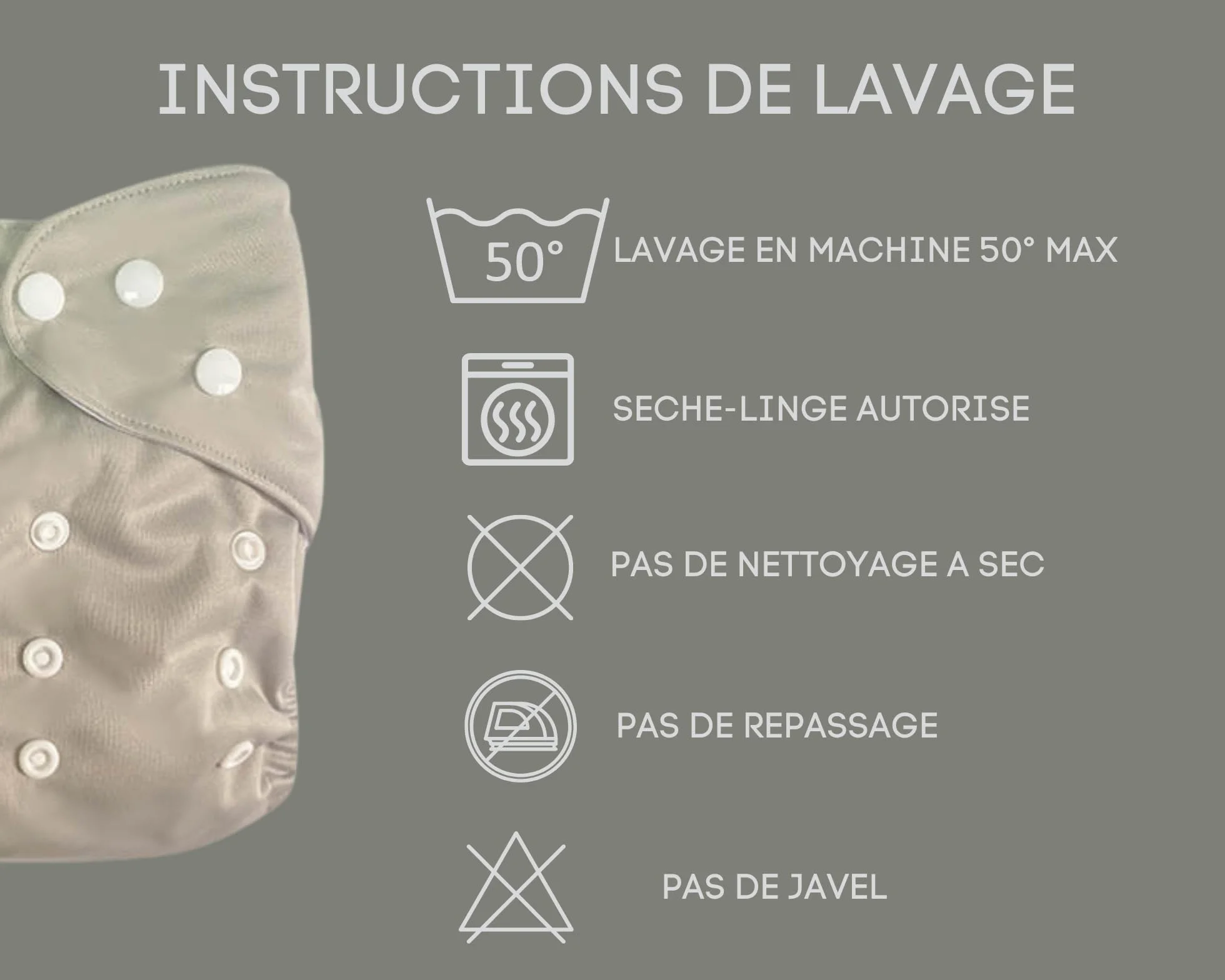 Couche Piscine Bébé Étanche Réglable Maillot de Bain Lavable Réutilisable Écologique Dauphin