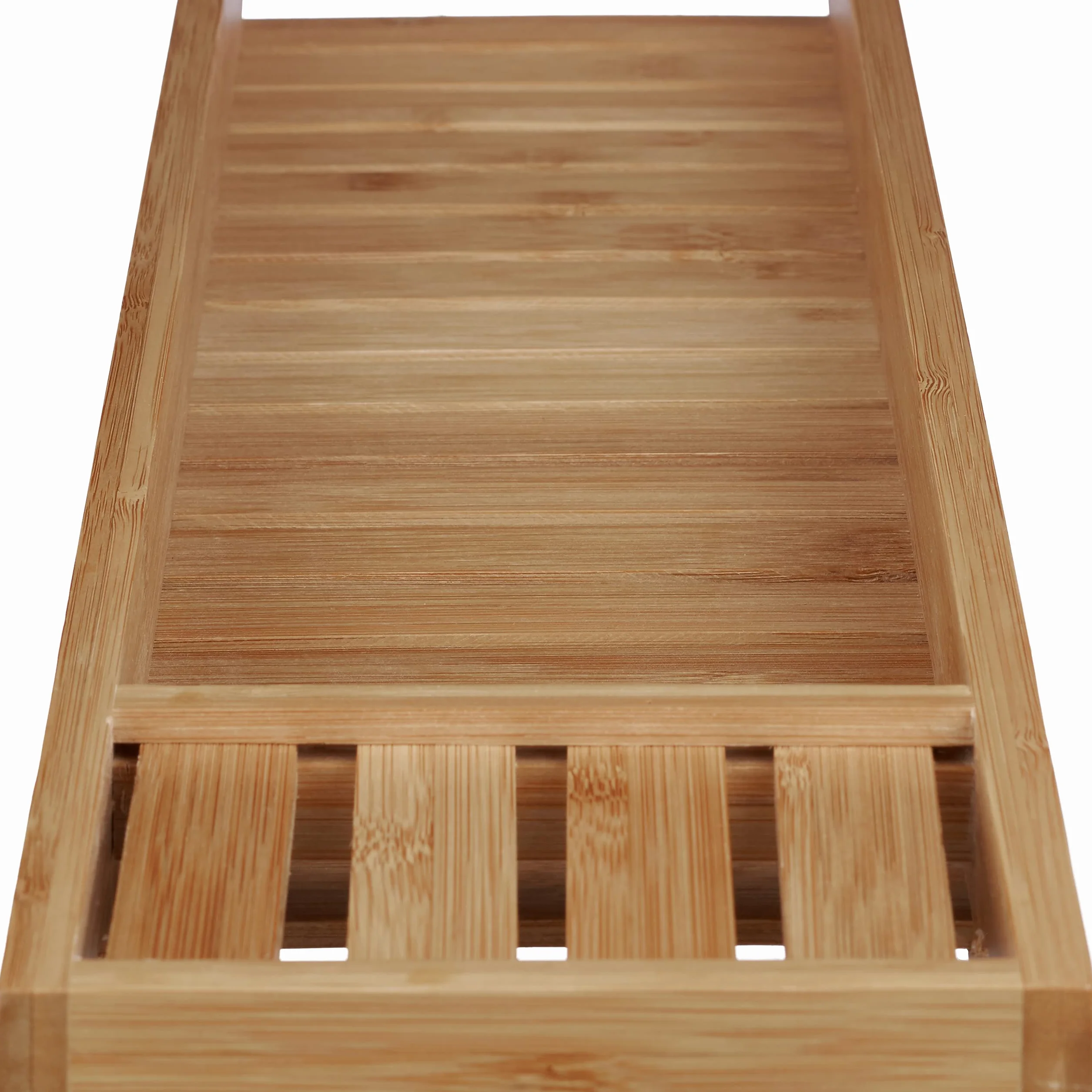 Relaxdays Pont de baignoire en bambou 4,5 x 68,5 x 14,5 cm plateau de bain nature
