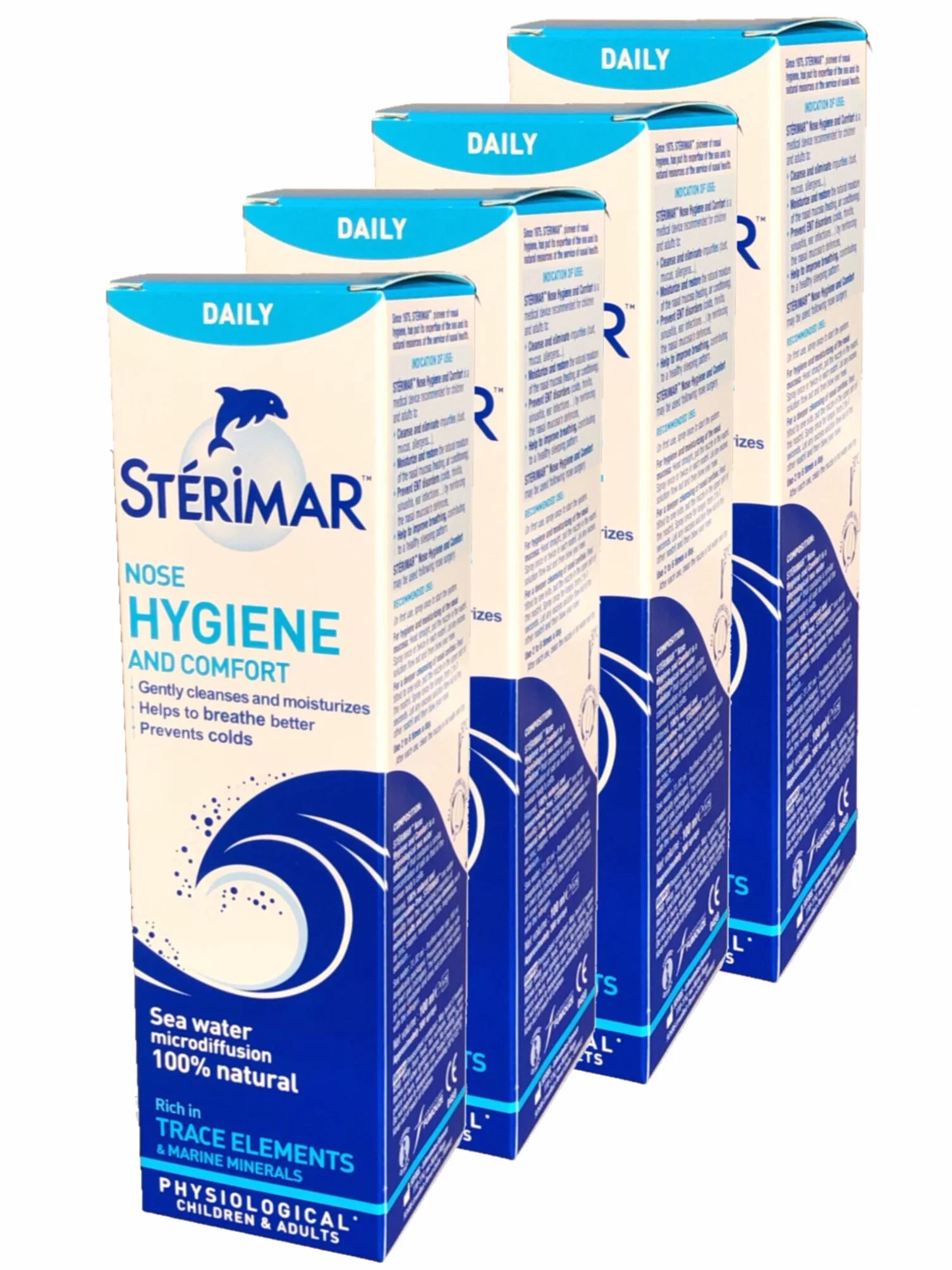 Stérimar Spray nasal hygiénique 100 ml Lot de 4