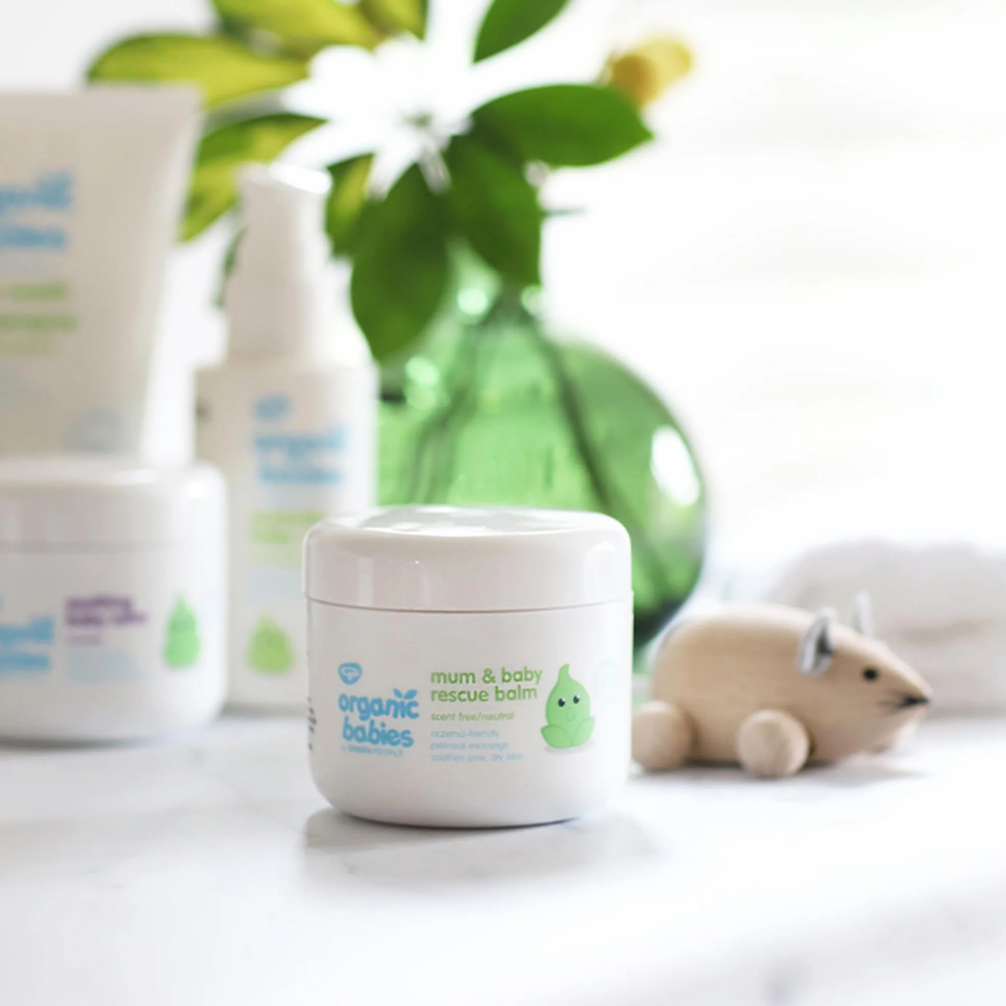 Green People Baume maman et bébé biologique sans parfum 100 ml