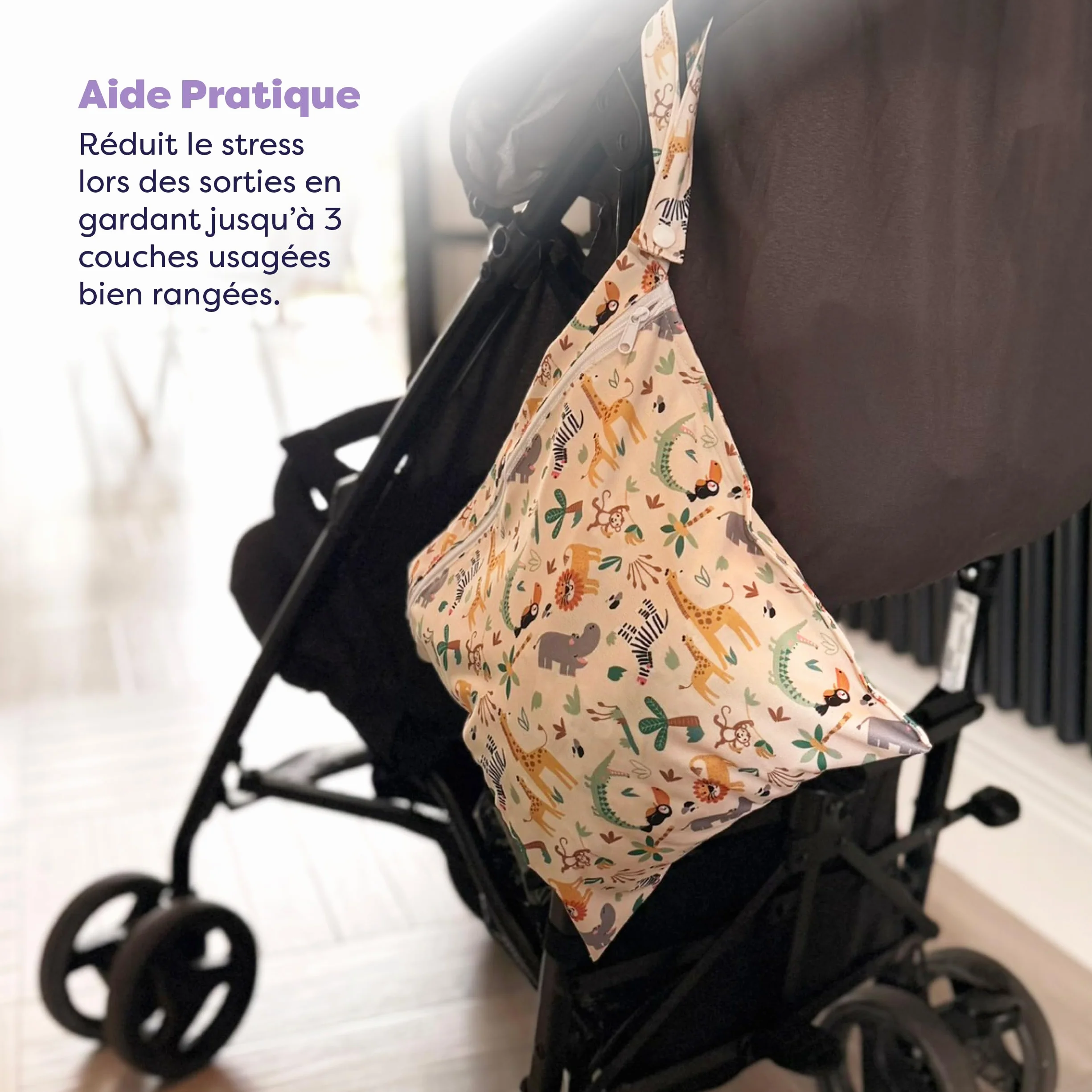 Bambino Mio Sac étanche Couches lavables Maillots Bain 29,5 cm x 28,5 cm Bébés