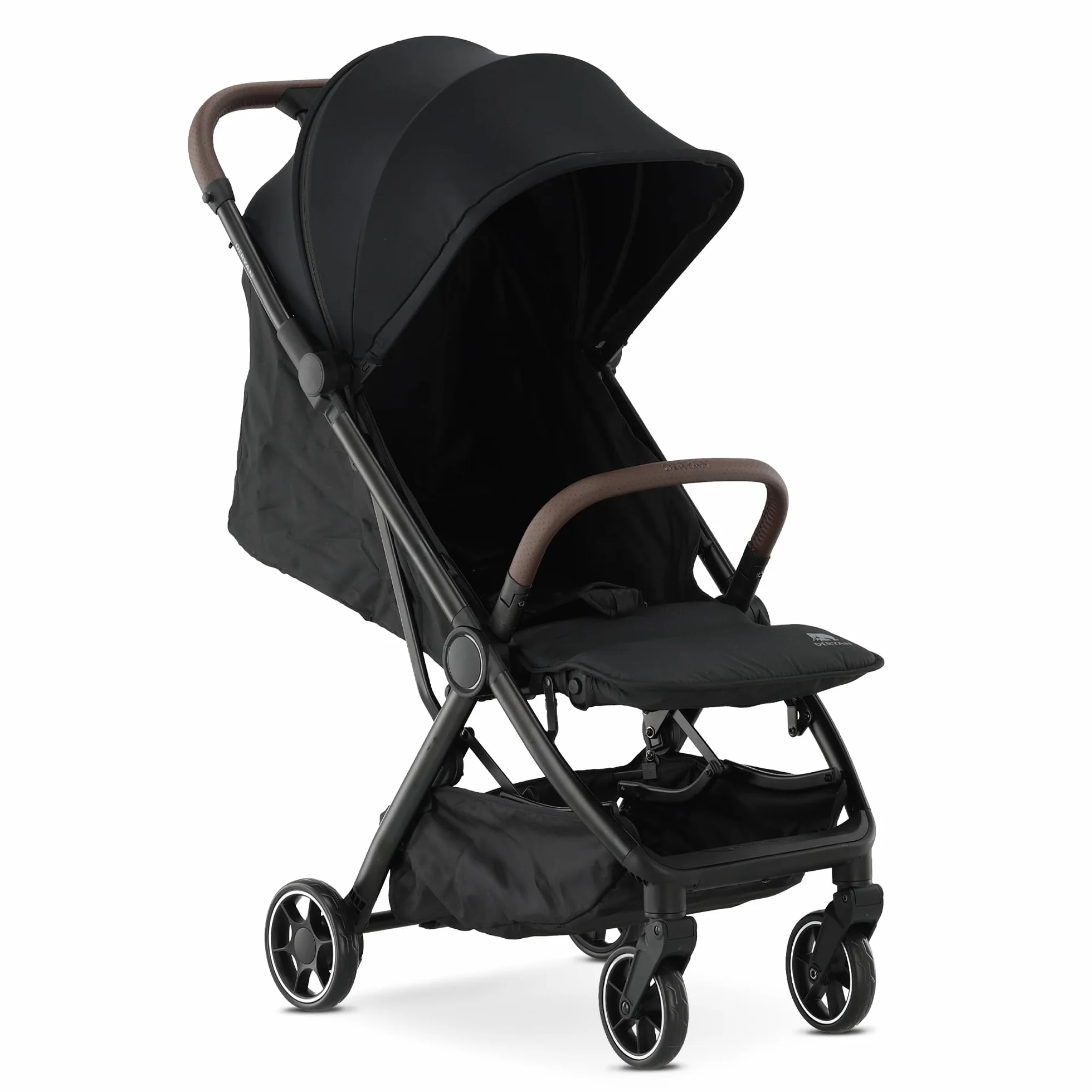 Deryan Air Travel Buggy Pliable Pour Avion Ultra Légère 8 kg UPF 50+ Noir