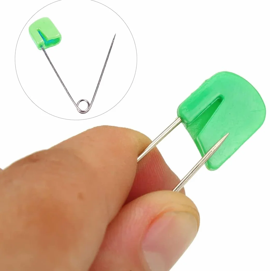 Épingles à Nourrice Sécurisées 40mm 50 PCS Multicolore pour Couches et Vêtements
