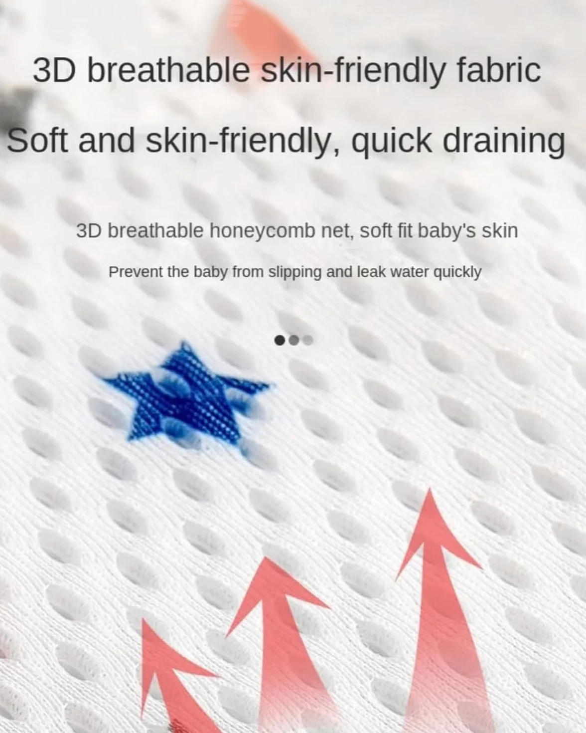 Hamac de Bain pour Bébé Antidérapant Pliable 0-36 Mois