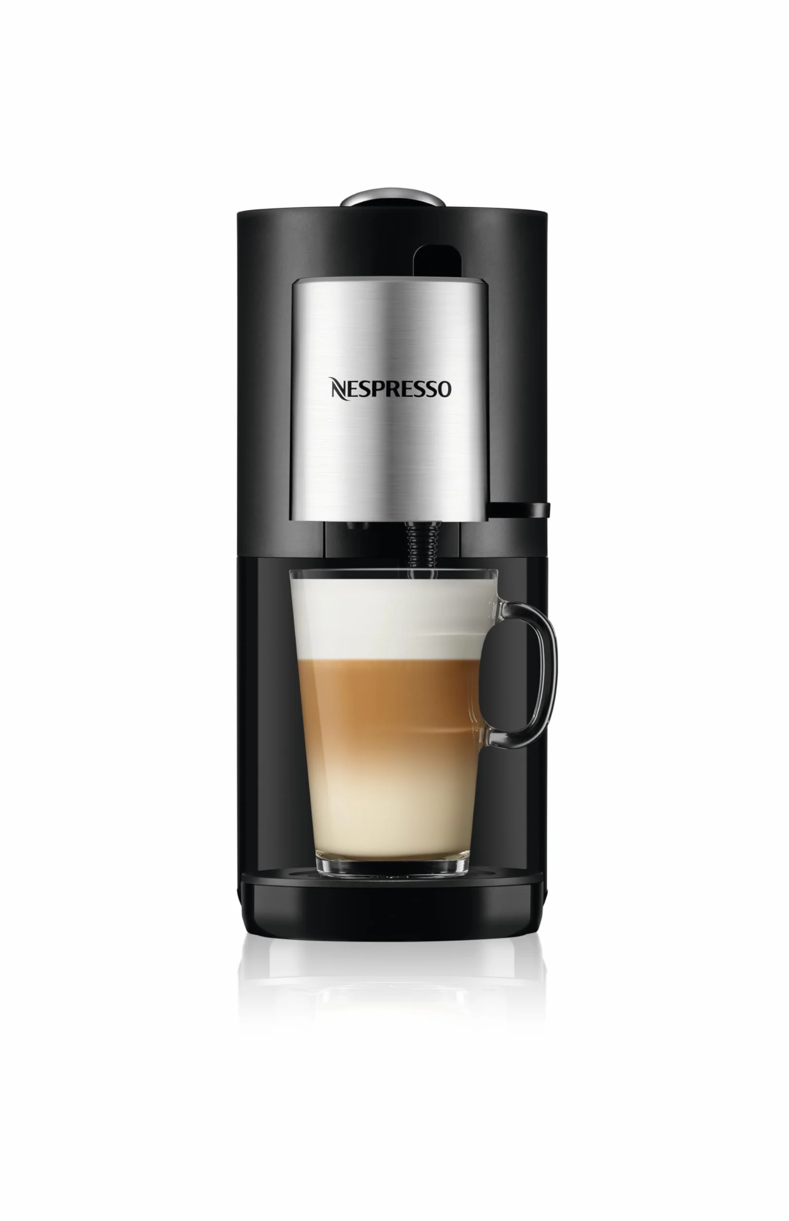 Nespresso Krups Machine à Café Atelier, 19 Bars + Kit de Bienvenue, Design Moderne, Expresso, Lungo et Recette Lactées, Arrêt Automatique, YY4355FD