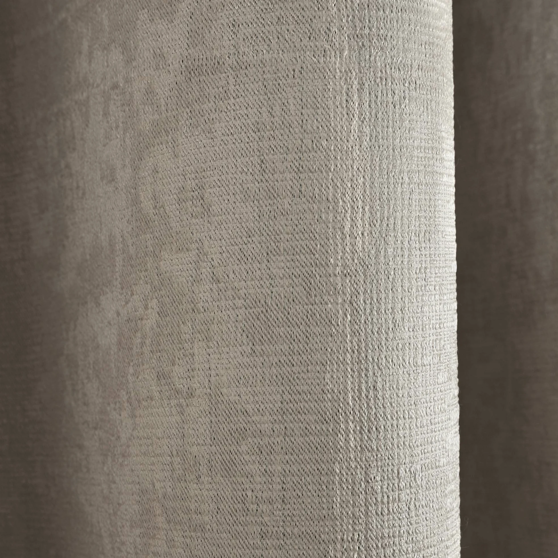 Fusion - Strata – Paire de Rideaux Occultants à œillets, 90" Width x 72" Drop (229 x 183cm), naturel