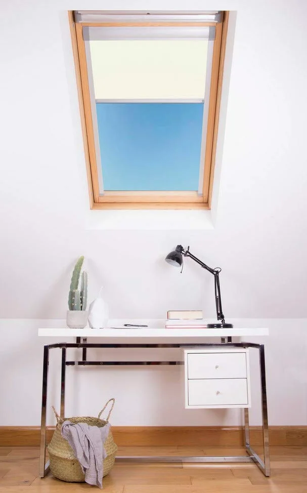 Bloc Skylight Store de CO2 pour fenêtres de Toit VELUX Blockout, Blanc