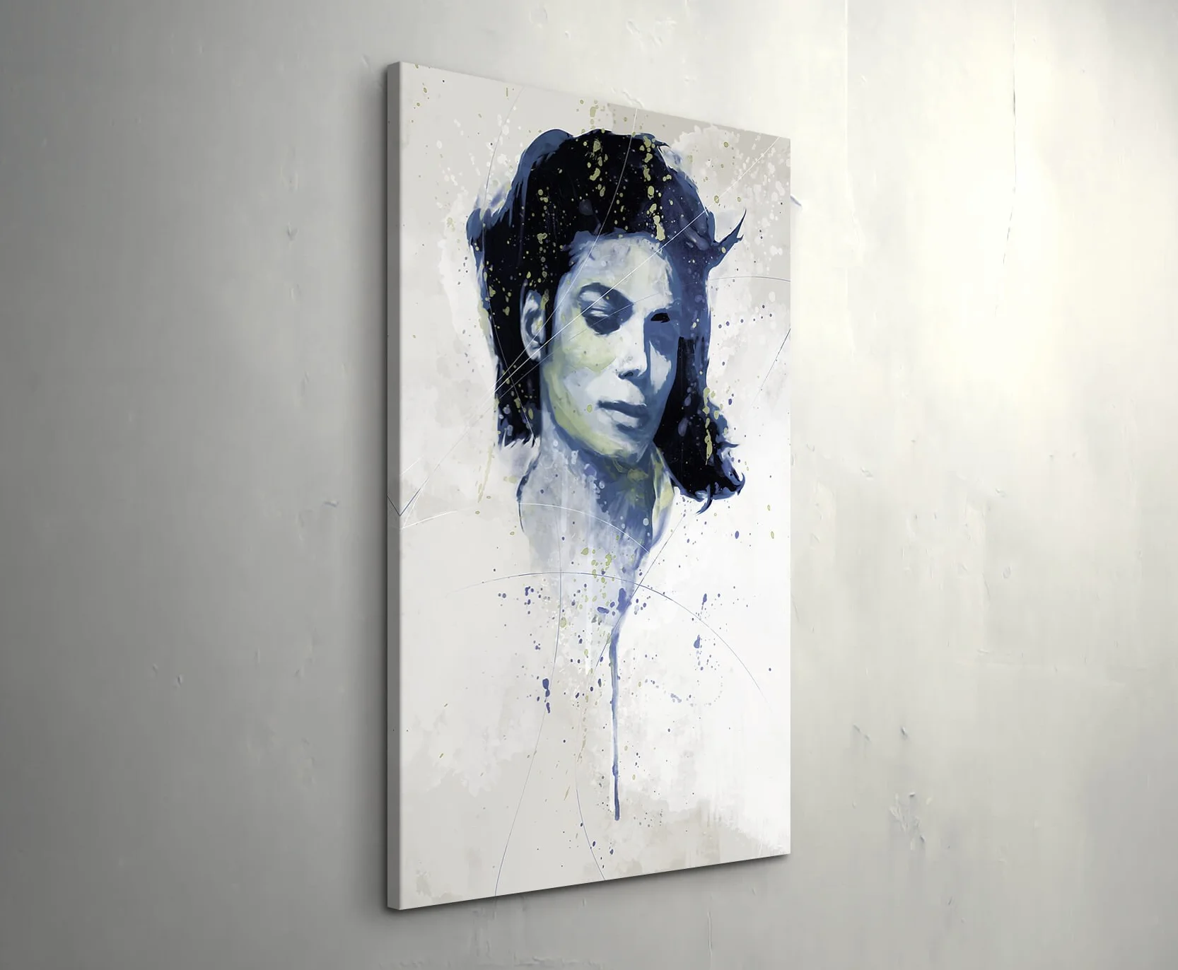 Paul Sinus Art Michael Jackson 90 x 60 cm Toile Tendue Prête à Accrocher