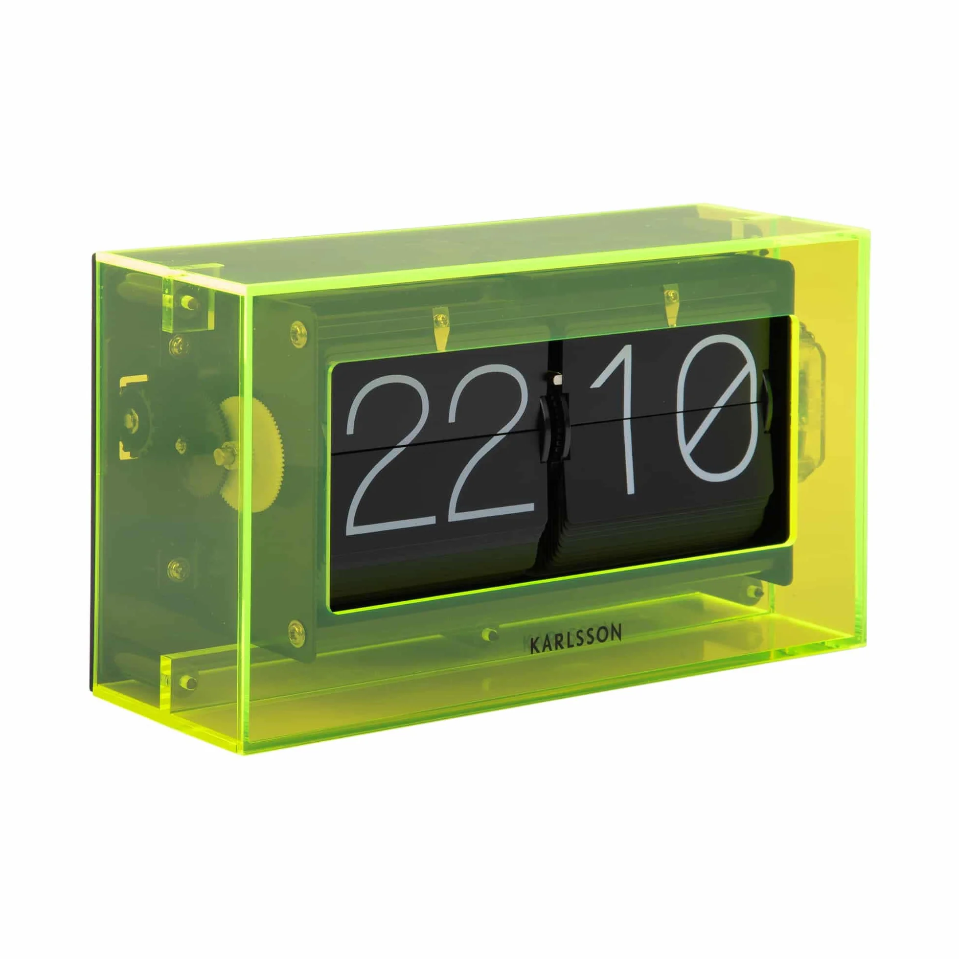 Present Time Horloge à Poser Boxed Flip 11,7cm
