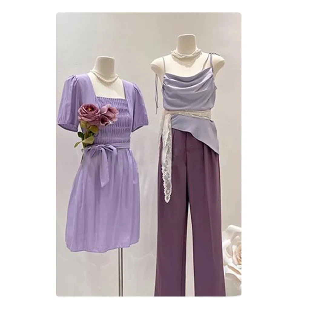 Lot de 2 mannequins de Couture féminins Ajustables, Hauteur réglable de 165 à 210 cm, tête Amovible, Corps en Lin, Parfaits pour la présentation de vêtements et de Bijoux, Petite Taille avec