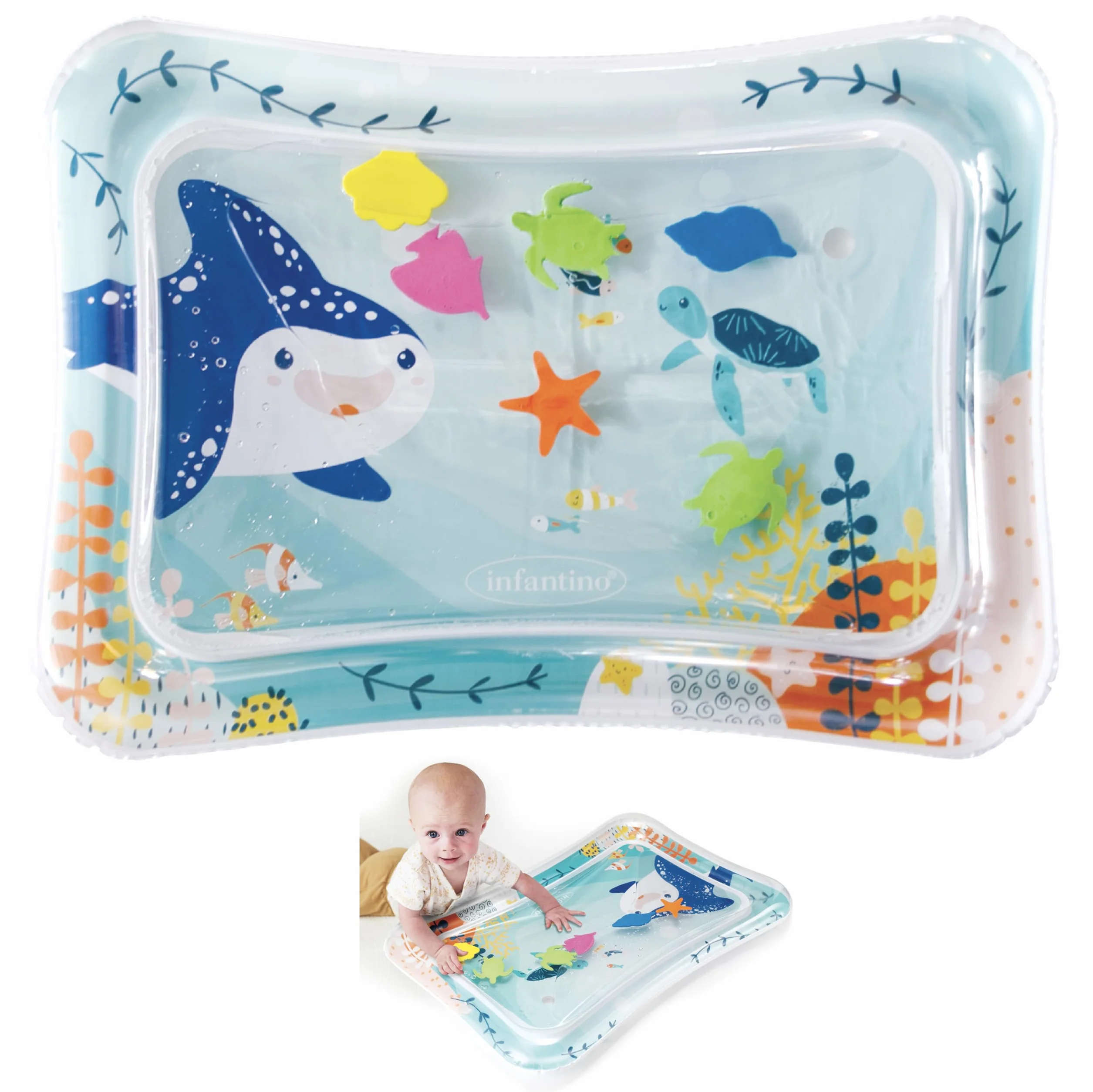 Infantino Tapis d'eau Jumbo Pat & Play pour bébé 3 mois+