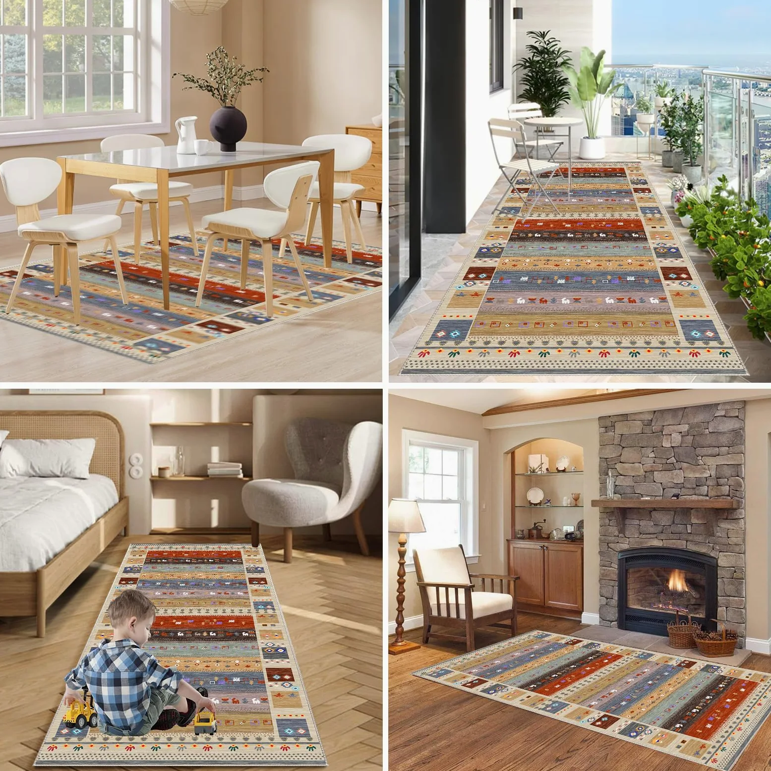 Tapis de Cuisine Devant Evier Lavable Antiderapant Tapis Couloir Long Tapis de Passage Couloir Paillasson 40 x 400 cm tapis d'entrée Interieur pour Couloir, Cuisine, Entrée, Tapis de Salle de Bain