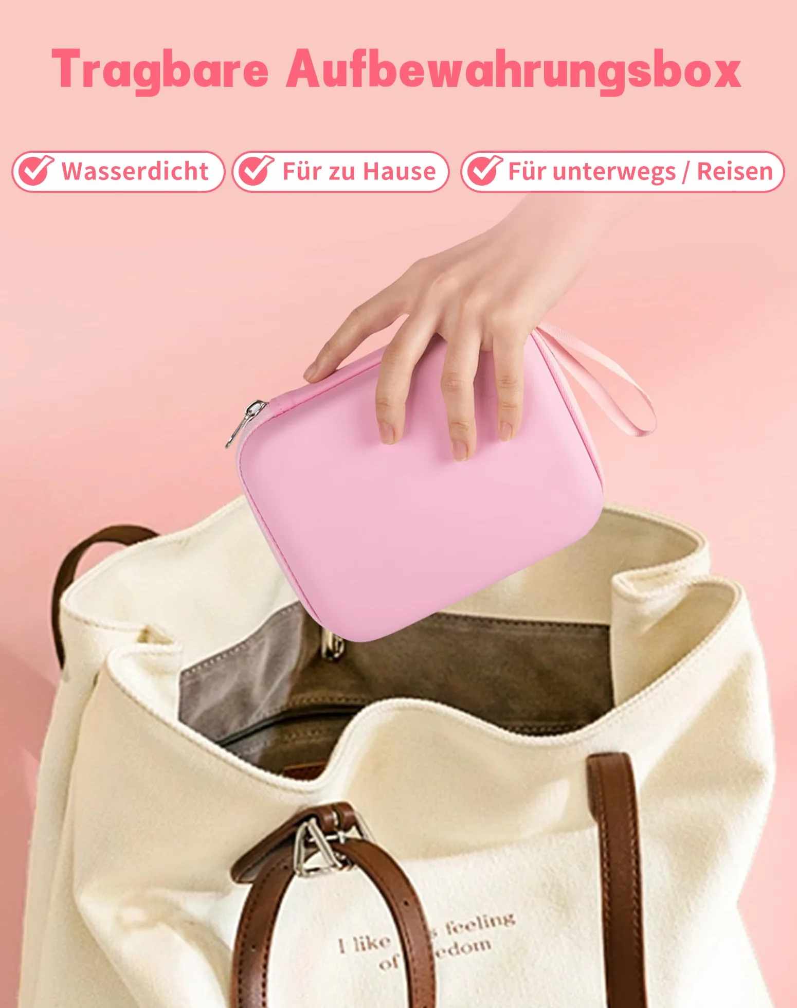 Trousse de Soin Bébé Kit de Toilette Bébé 15pces Sans BPA Rose