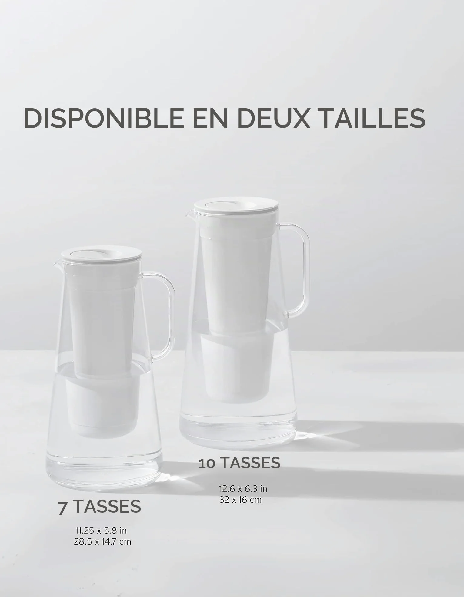 LifeStraw Home – Pichet filtre à eau, 10 tasses, bleu orage, sans BPA, conçu pour une protection quotidienne contre les bactéries, parasites, microplastiques, plomb, mercure, PFAS et une variété de
