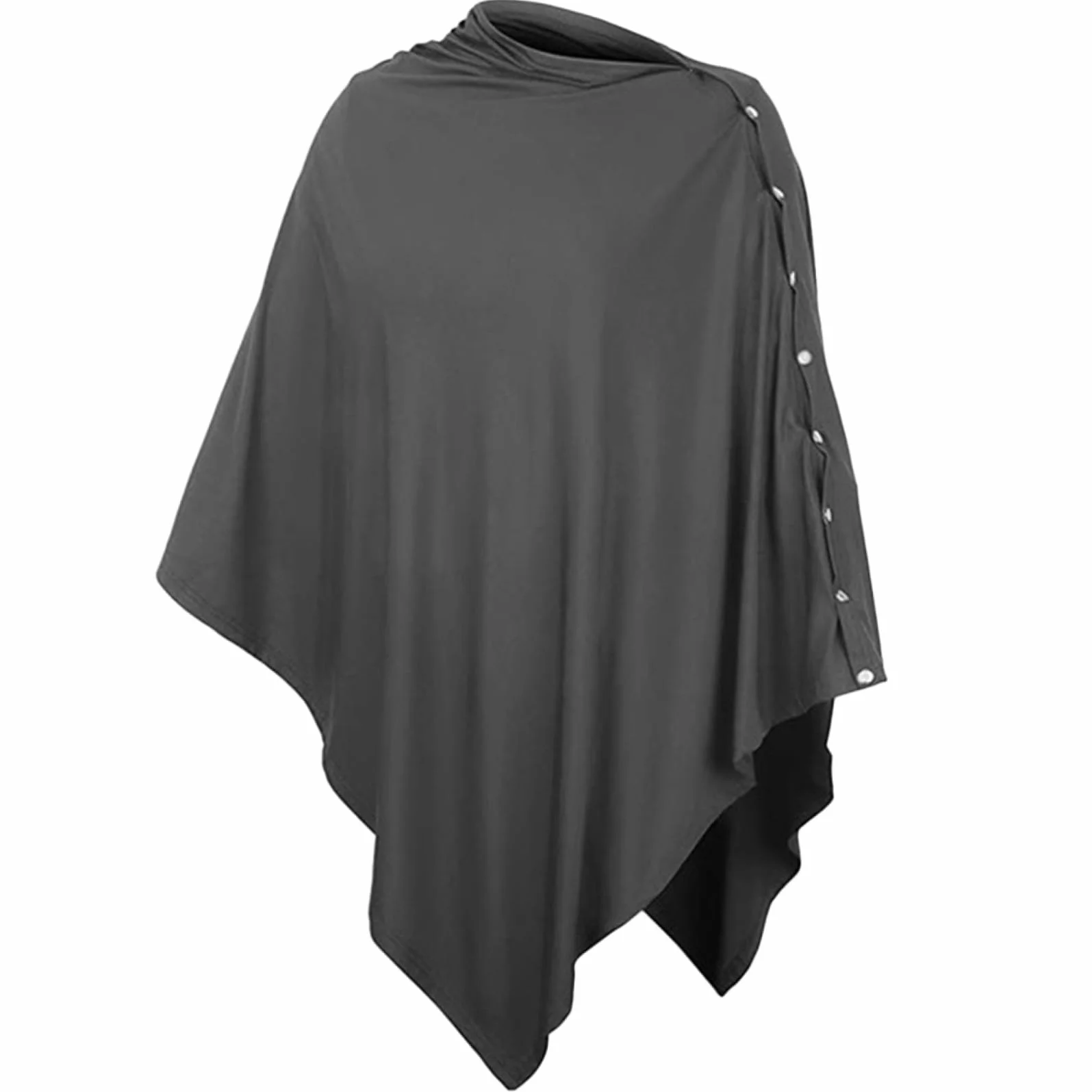 TOYANDONA Couverture d'allaitement Cape Allaitement Gris Foncé