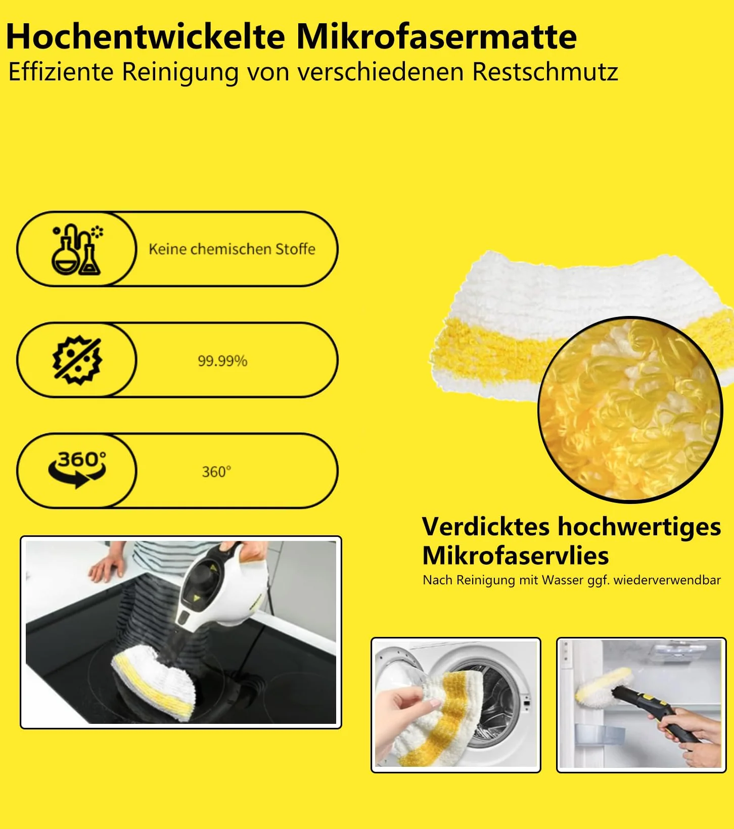 Karcher SC3 SC4 SC5 SC2 SC1 Accessoires Nettoyeur Vapeur 15 Pièces