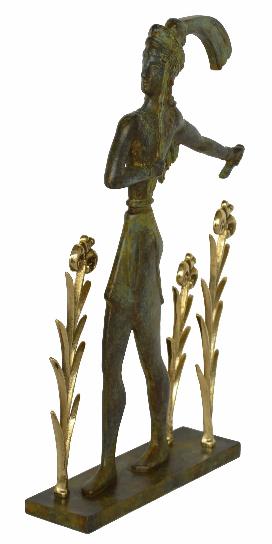 Prince de Knossos Sculpture Bronze Minoan Fresco