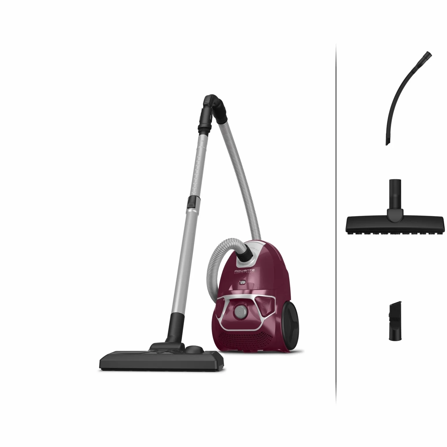 Rowenta RO3969EA Compact Power Aspirateur avec sac 900 W Haute filtration 3 L Aubergine