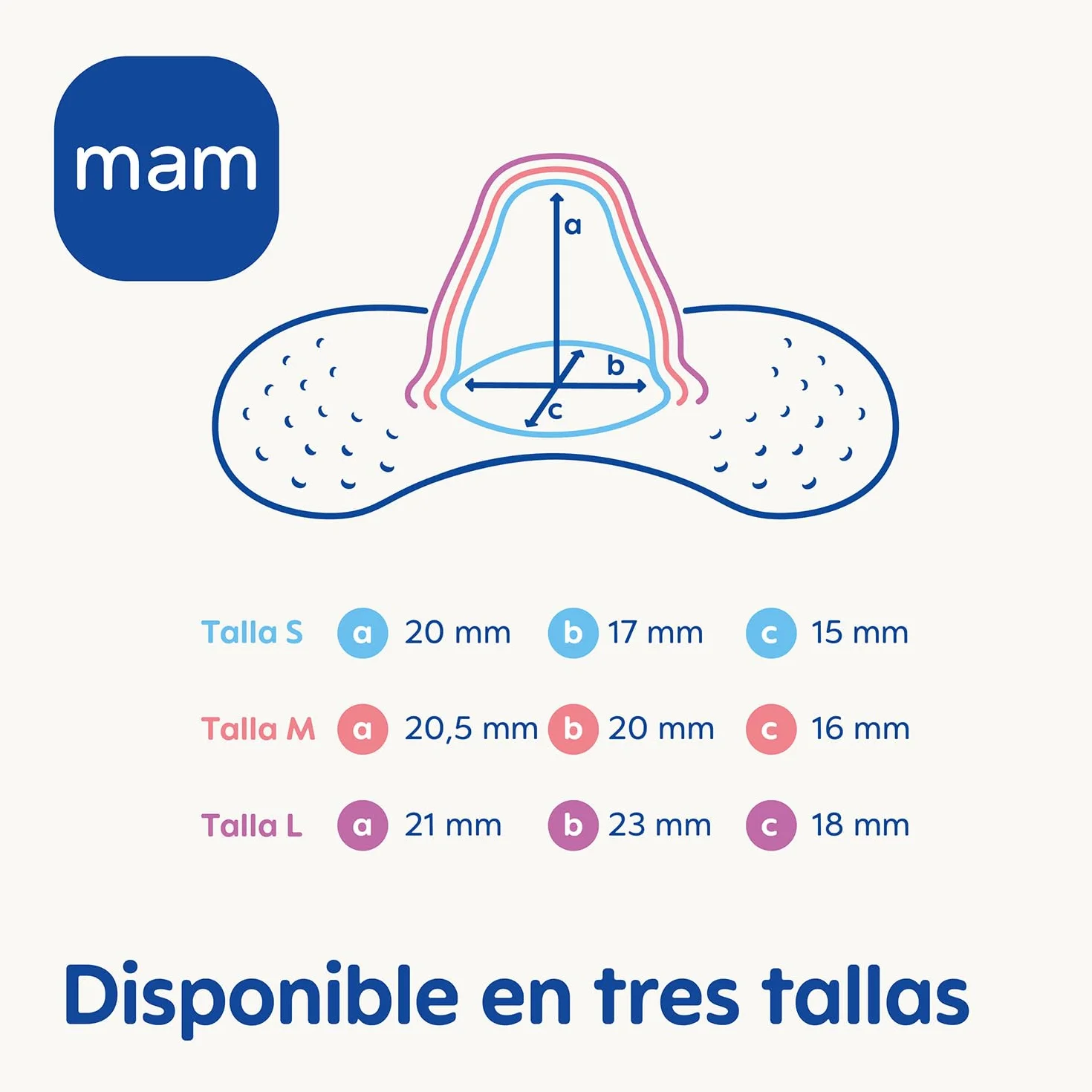 MAM pezonera Ultra Doux en silicone 2 unités taille 1
