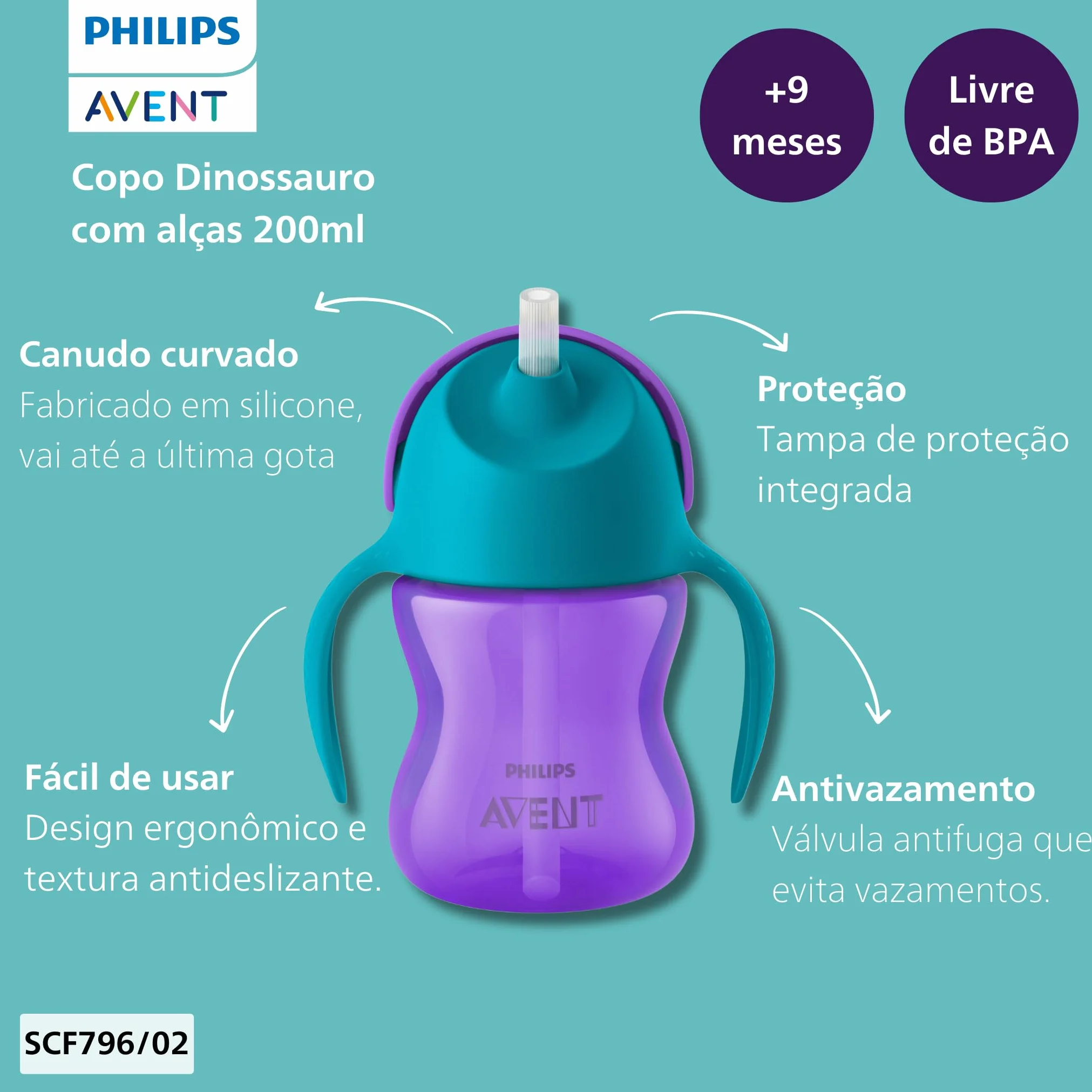 Philips Avent SCF796/02 Tasse Paille