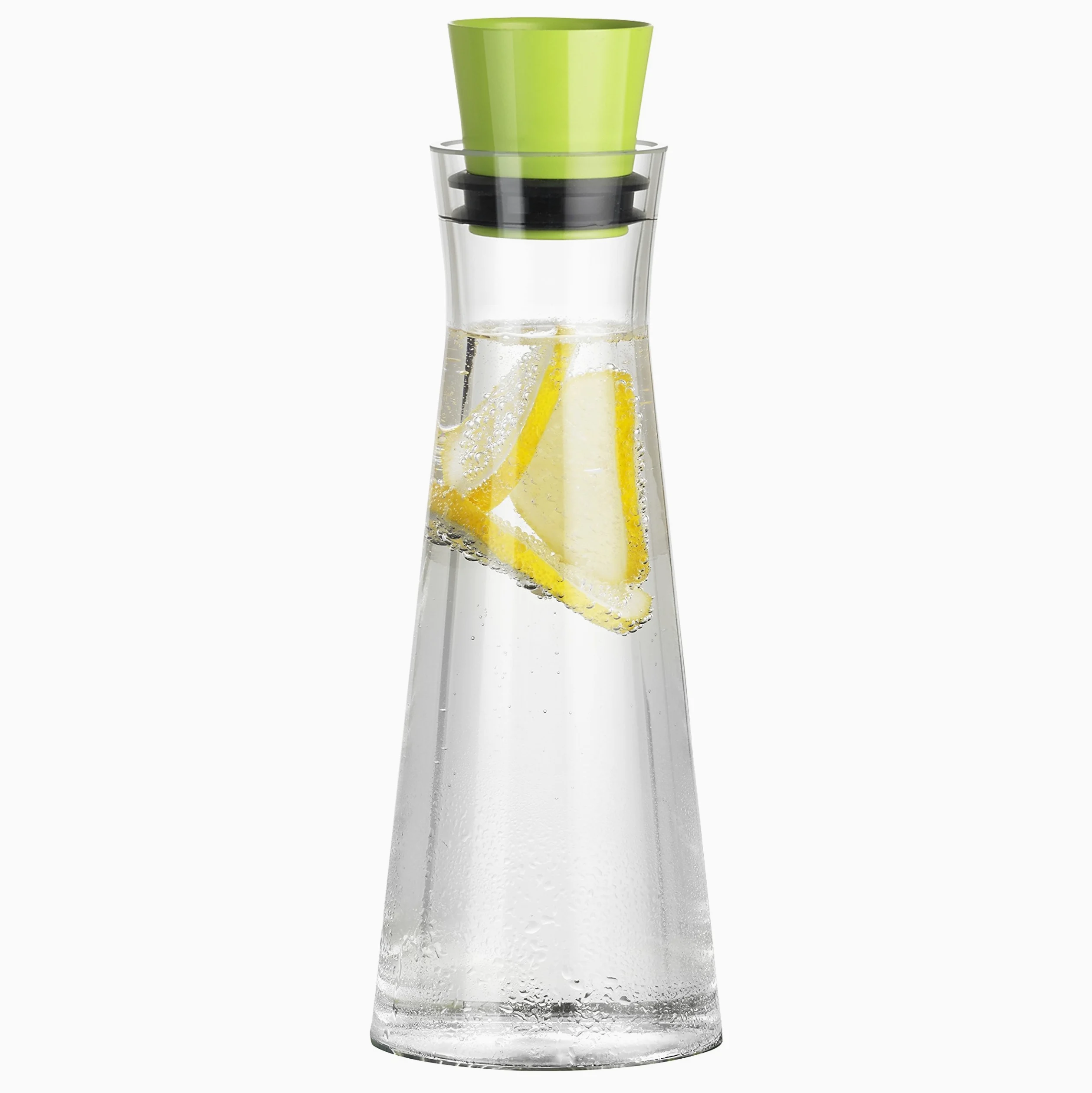 Tefal Flow Slim Friends Carafe à décanter et à Eau avec Fond rafraîchissant et Couvercle Anti-Goutte Vert 1 l