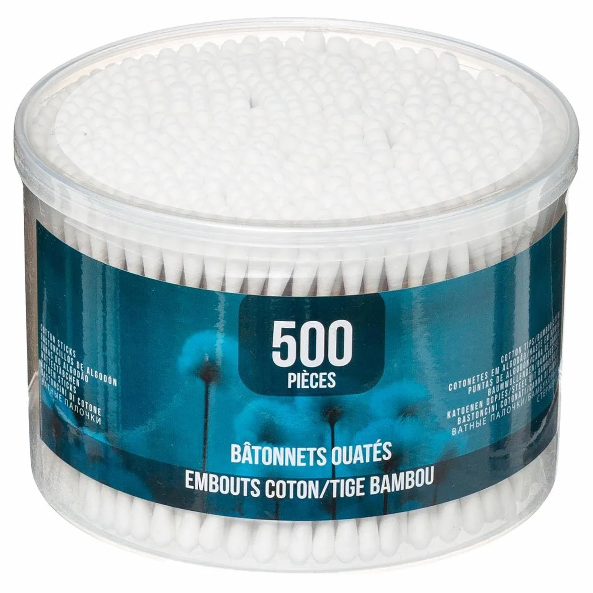 Boîte 500 cotons-tiges bambou