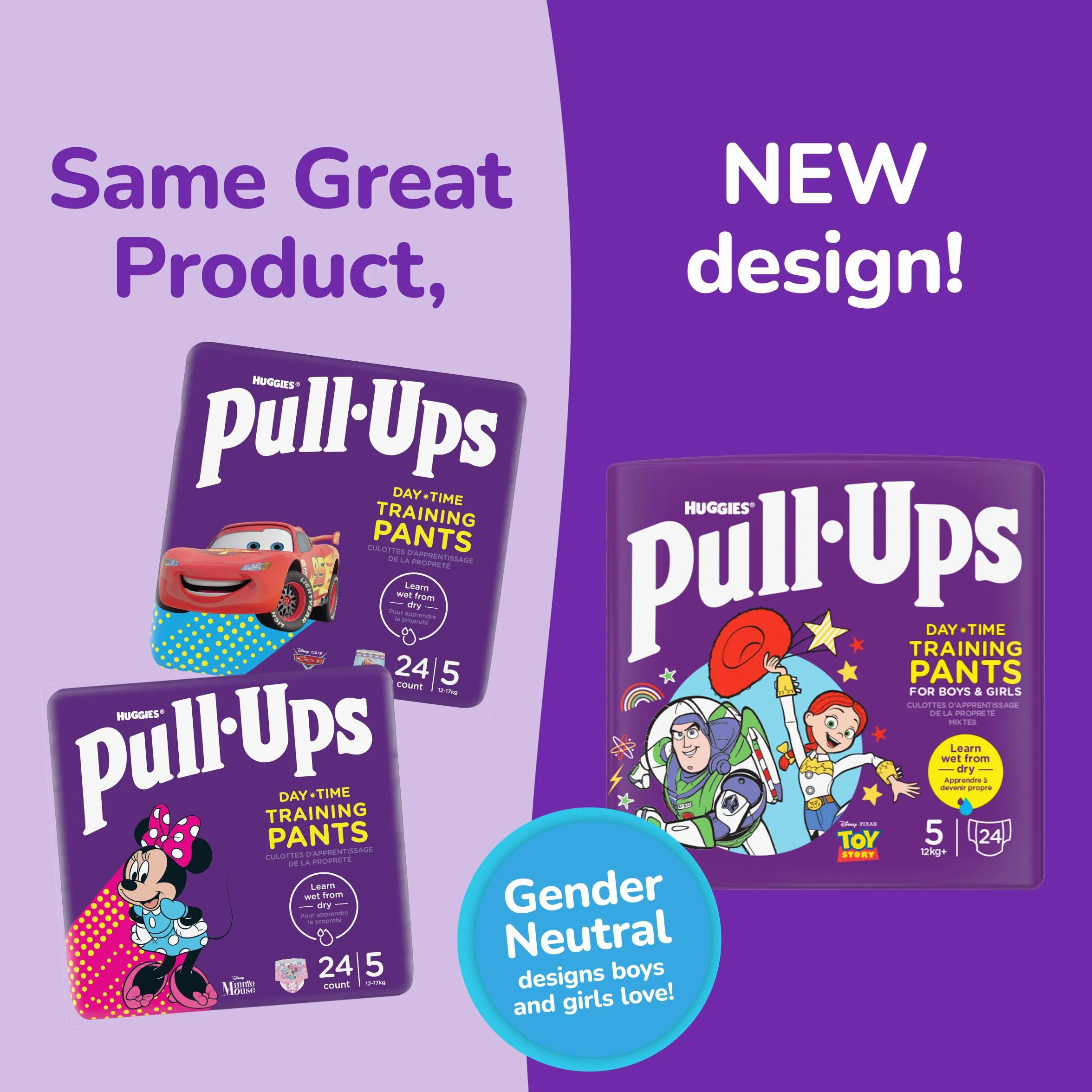 Huggies Pull-Ups Explorers Pack 24 pièces Taille 1,5-3 ans