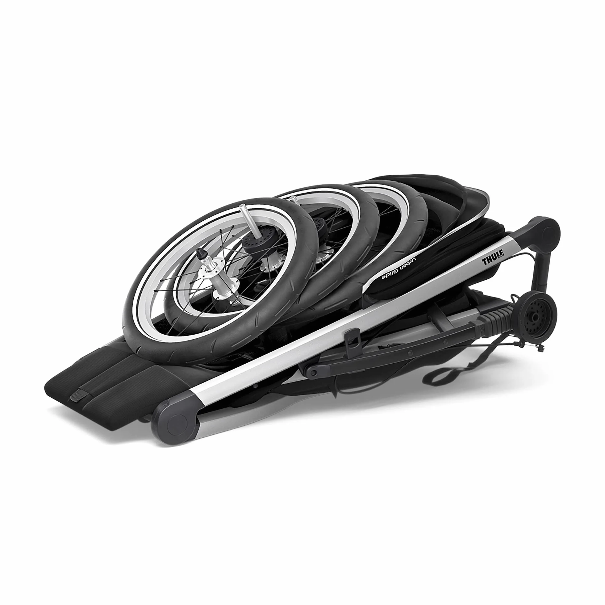 Thule Glide2 Jet Poussette Noir Uni Mixte Adulte