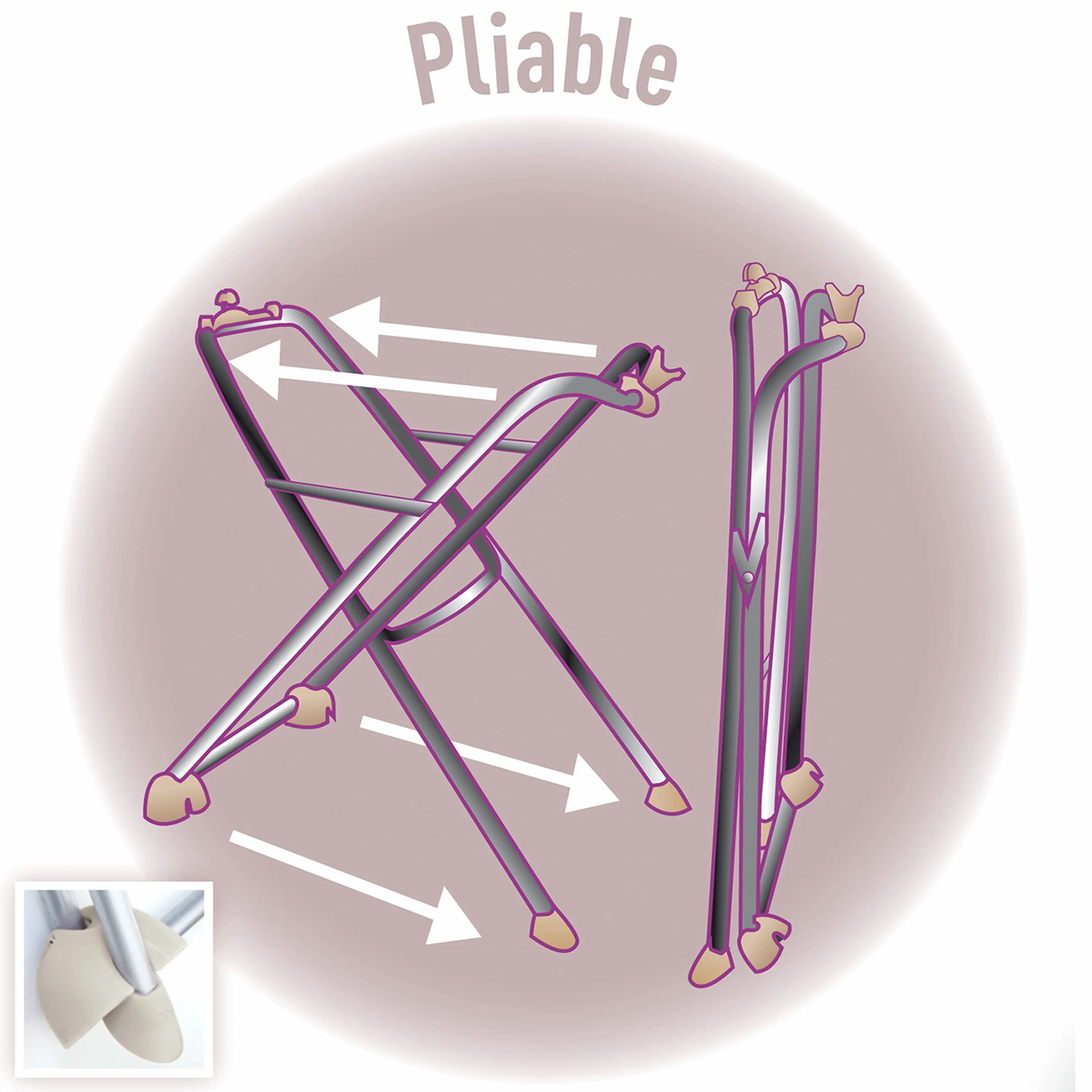Tigex Support pour Baignoire Bébé Anatomy Pliable 12kg Max 0-12 Mois