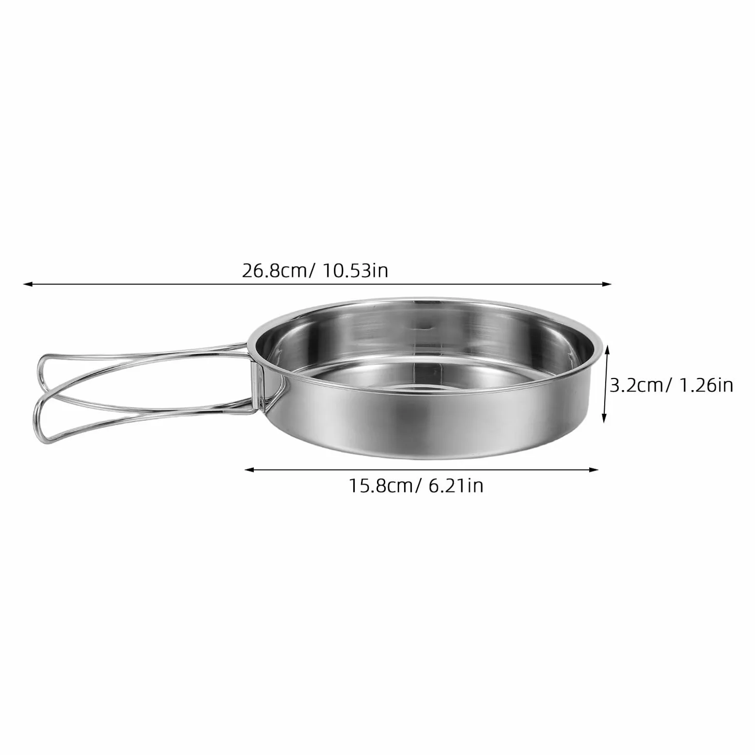 Set Couverts Camping Pliables Ustensiles Cuisine Randonnée Kit Vaisselle Pique- Acier Inoxydable Léger Matériel Cuisine Extérieur