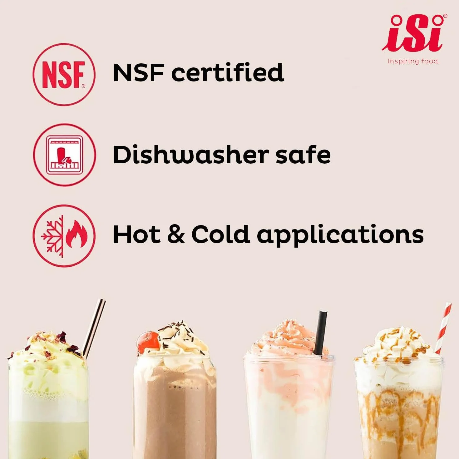 iSi Gourmet Whip crème fouettée 1L