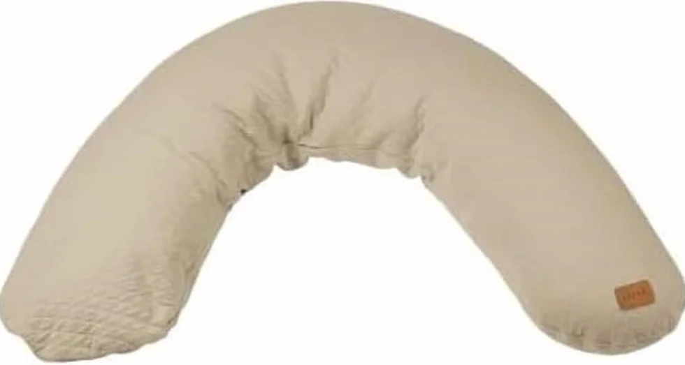 BEABA Big Flopsy Coussin d'allaitement Oreiller de Grossesse Soutien Confort Optimal Fleur de Coton Lin