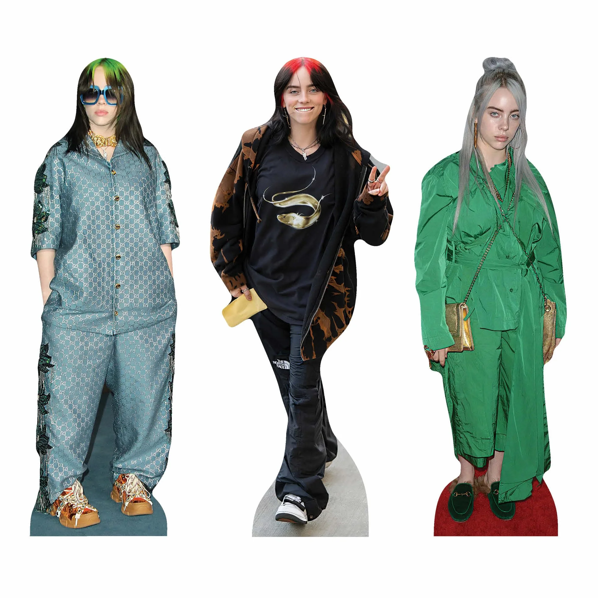Billie Eilish Star Cutouts Découpes en Carton 31 cm