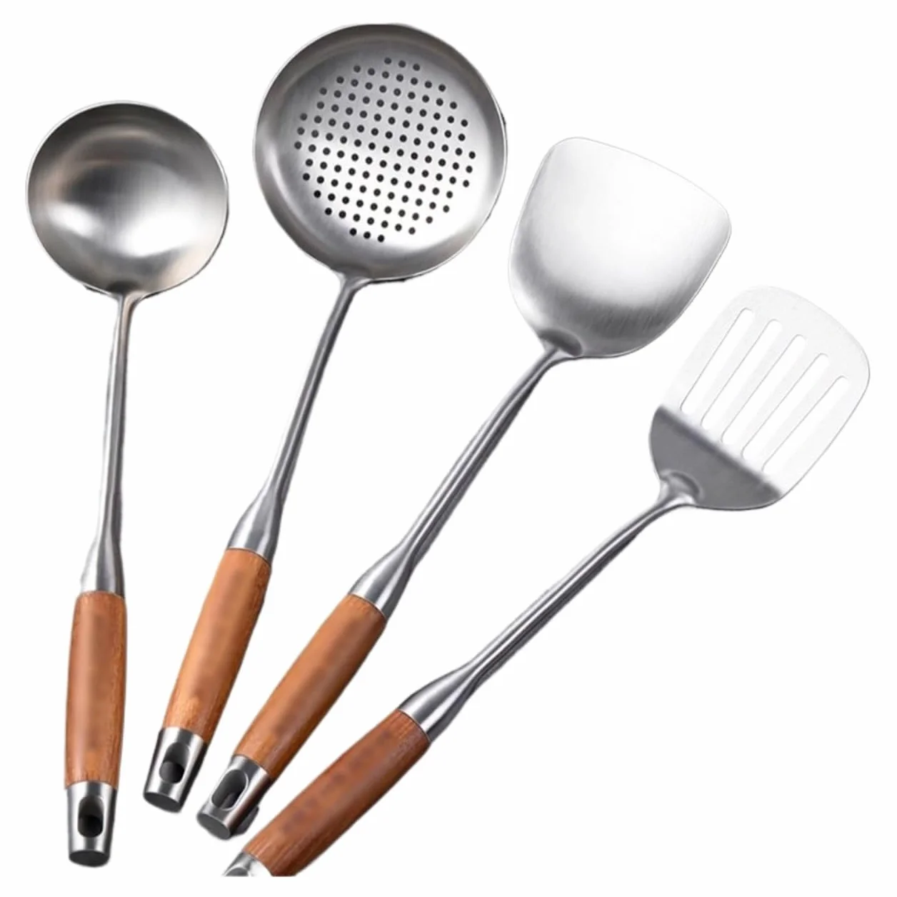 Ensemble d'ustensiles de cuisine antiadhésifs à longue tige for mélange matières Pelle Vaisselle