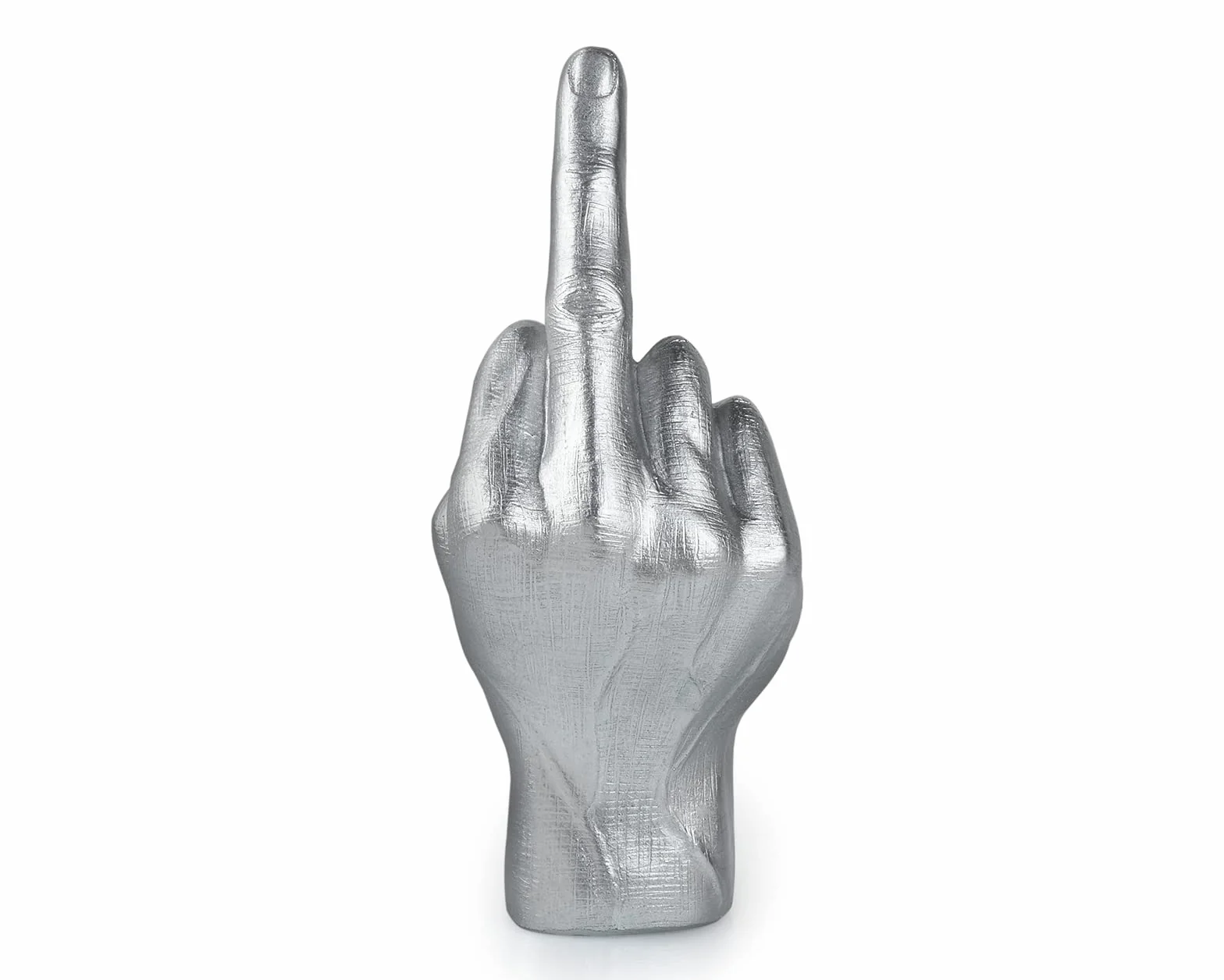 Statue de Doigt d'honneur 20 cm Résine Décoration Bureau Cadeau Amusant