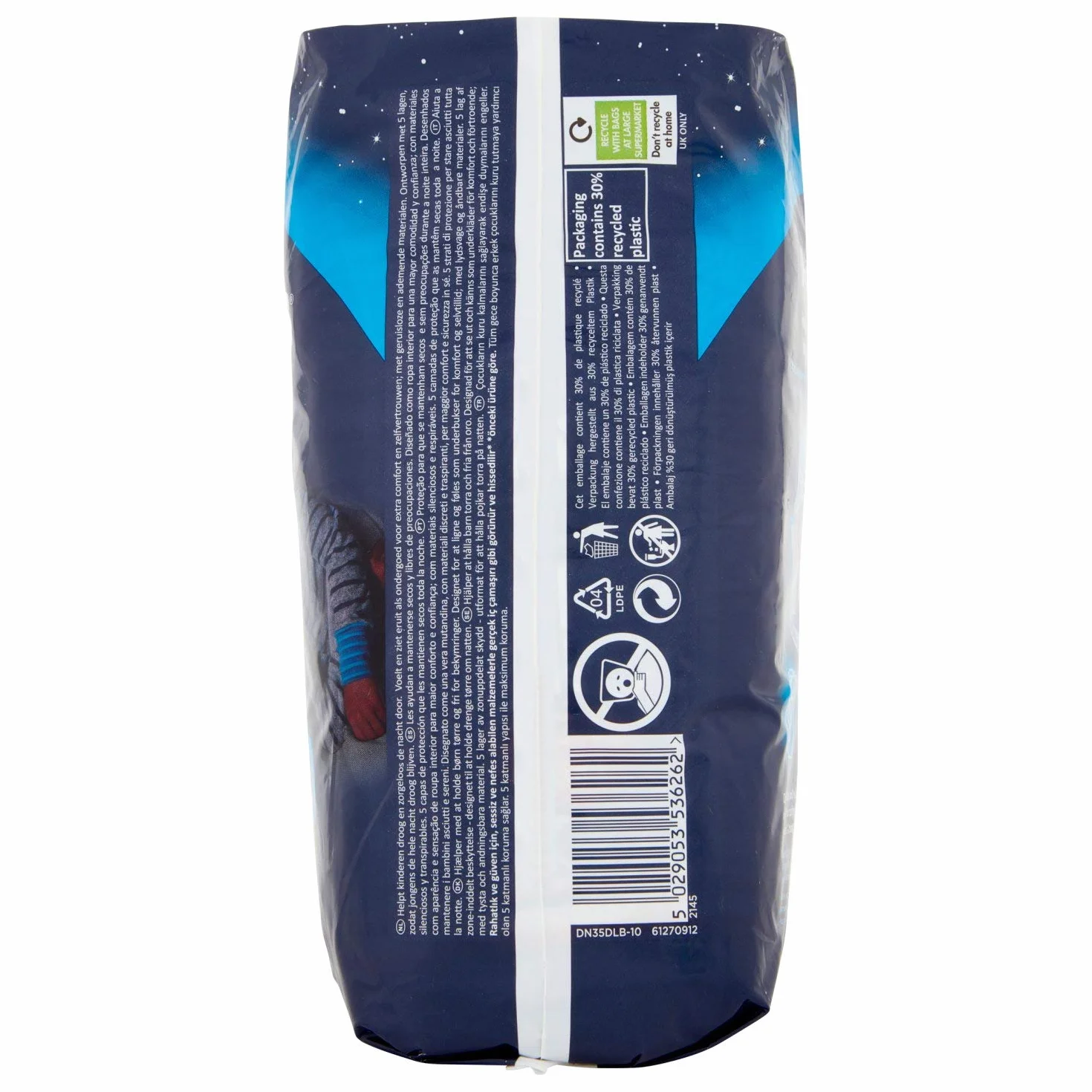 Huggies DryNites Petit garçon 3/5 ans 13/16 kg Lot de 10