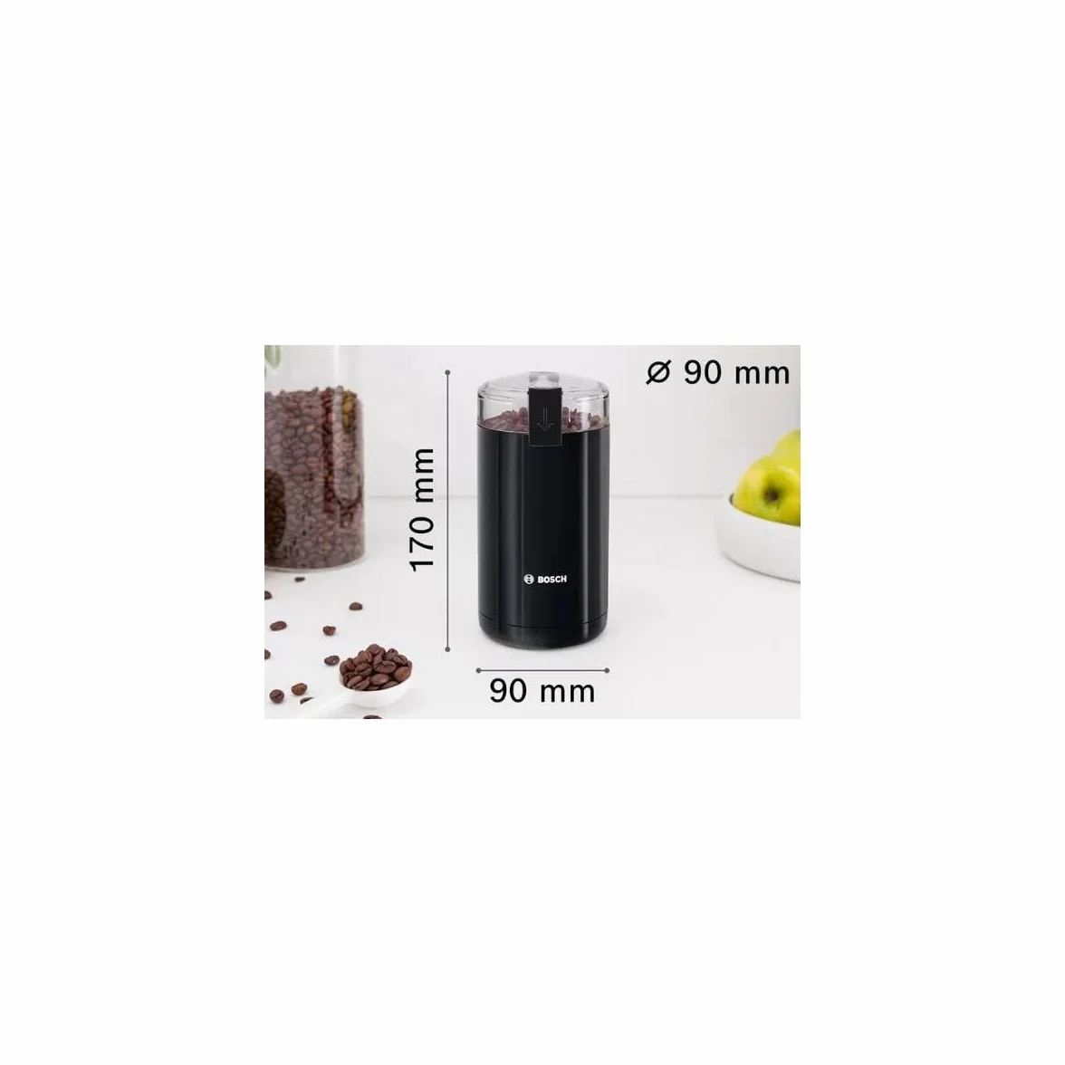 Bosch TSM6A013B moulin à café Noir