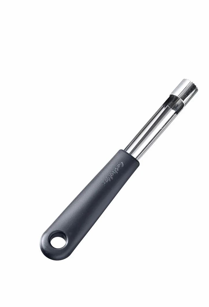 GastroMax Évideur de Pommes Dénoyateur à Pomme Lame Acier Inoxydable 20,5 cm Noir