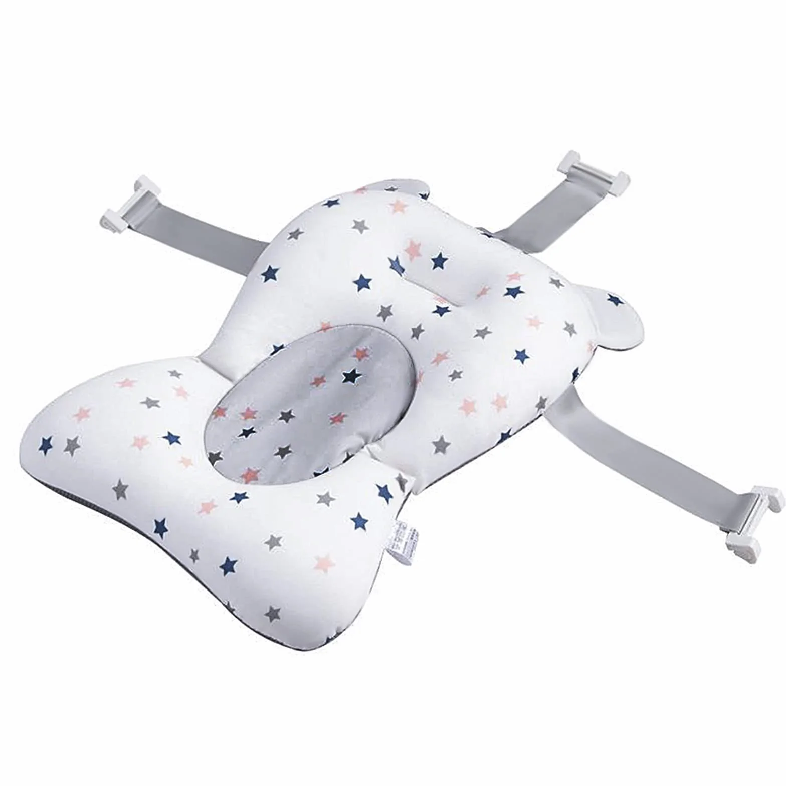 Coussin de bain bébé antidérapant réglable pliable 0-12 mois