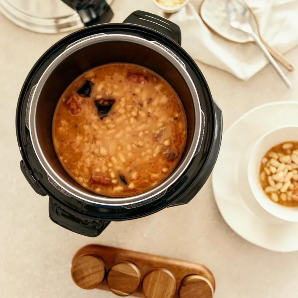 Mijoteuse Électrique Programmable NEWLUX Chef Pot V110, 1000W, 6L, 10 Programmes, Duo-pressure
