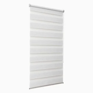 GoodHome Store Enrouleur Jour/Nuit sans perçage Brize moucheté 75 x 240 cm