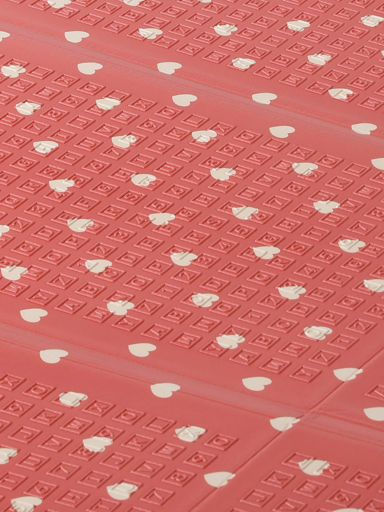 VERTBAUDET Grand tapis d'activités pliable Petit cœur
