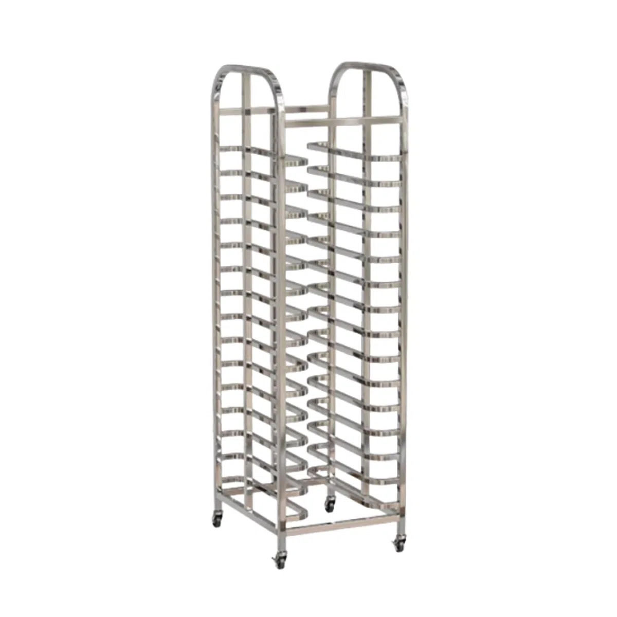 Support de poêle à pain en acier commercial, robuste et mobile avec roulettes verrouillables, support de vitesse pour boulangeries et cuisines professionnelles